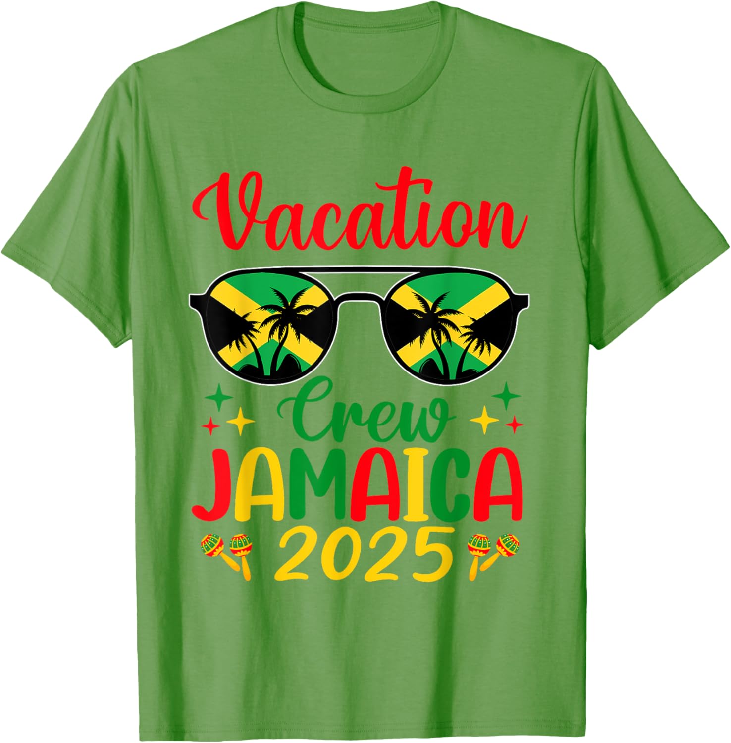 Vacay Crew Jamaica 2025 Matching T-Shirt for Fun Holiday Adventures - 6