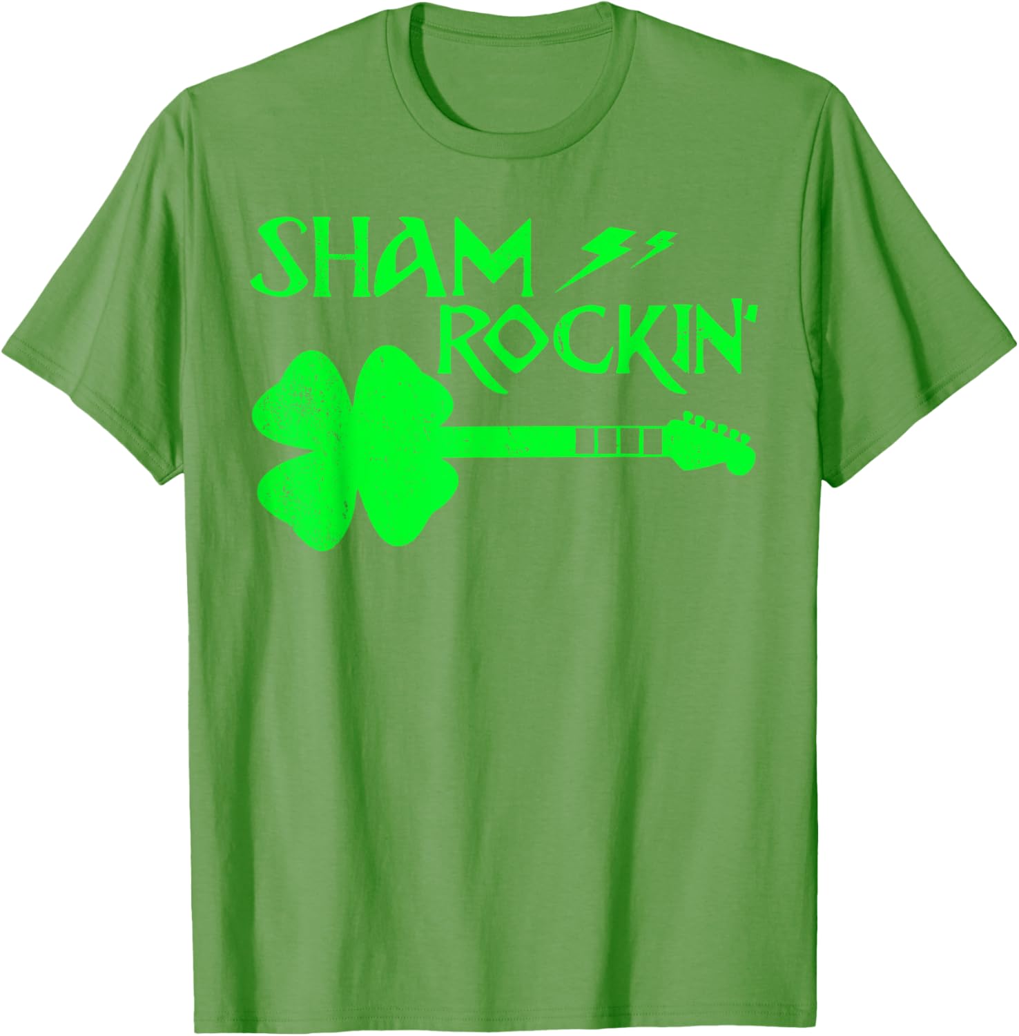 Sham Rockin’ Shamrock Guitar T-Shirt for St. Patrick's Day Celebrations - 27