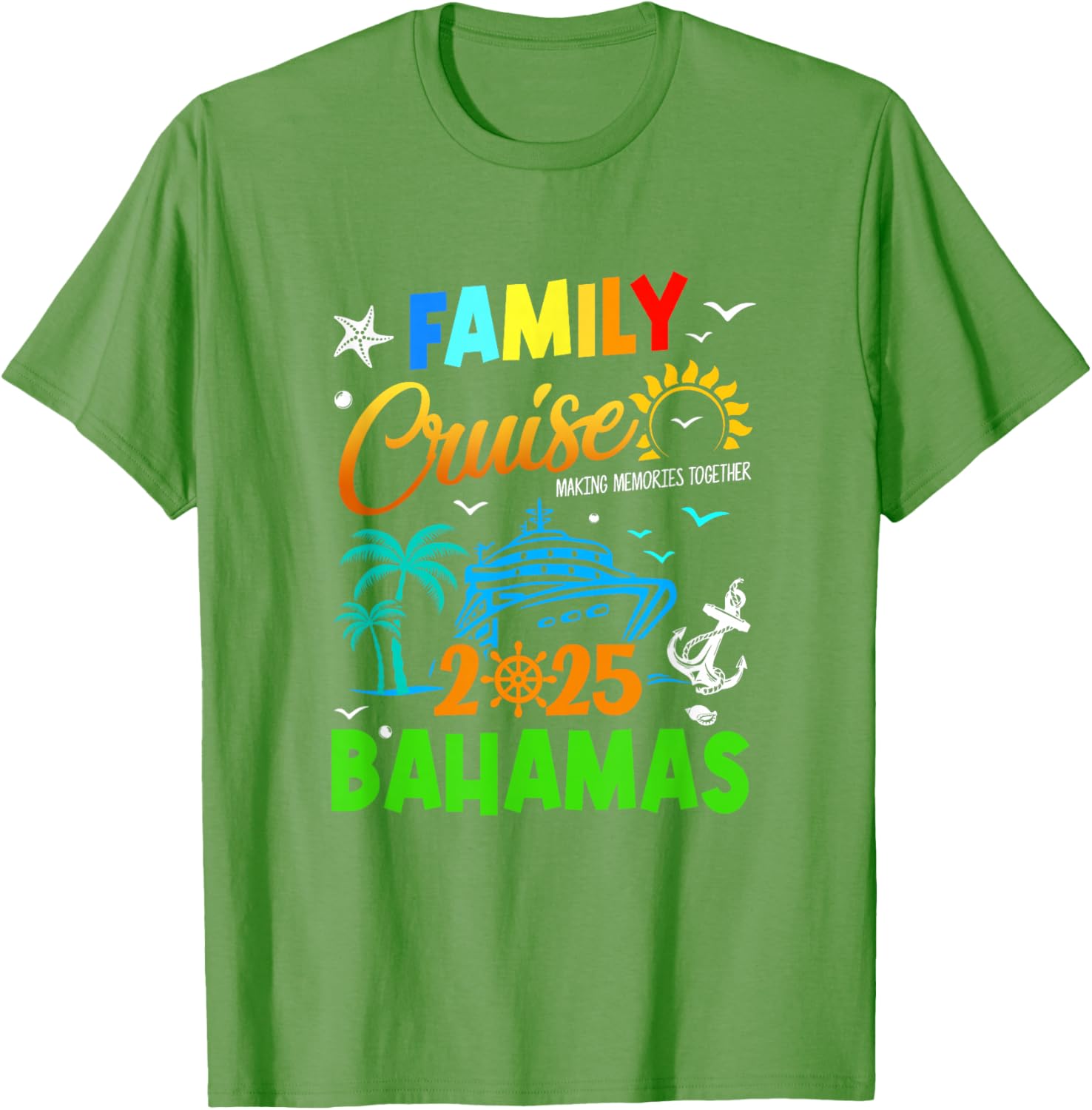 Matching Family Cruise T-Shirts for Bahamas 2025 Adventure Squad - 1