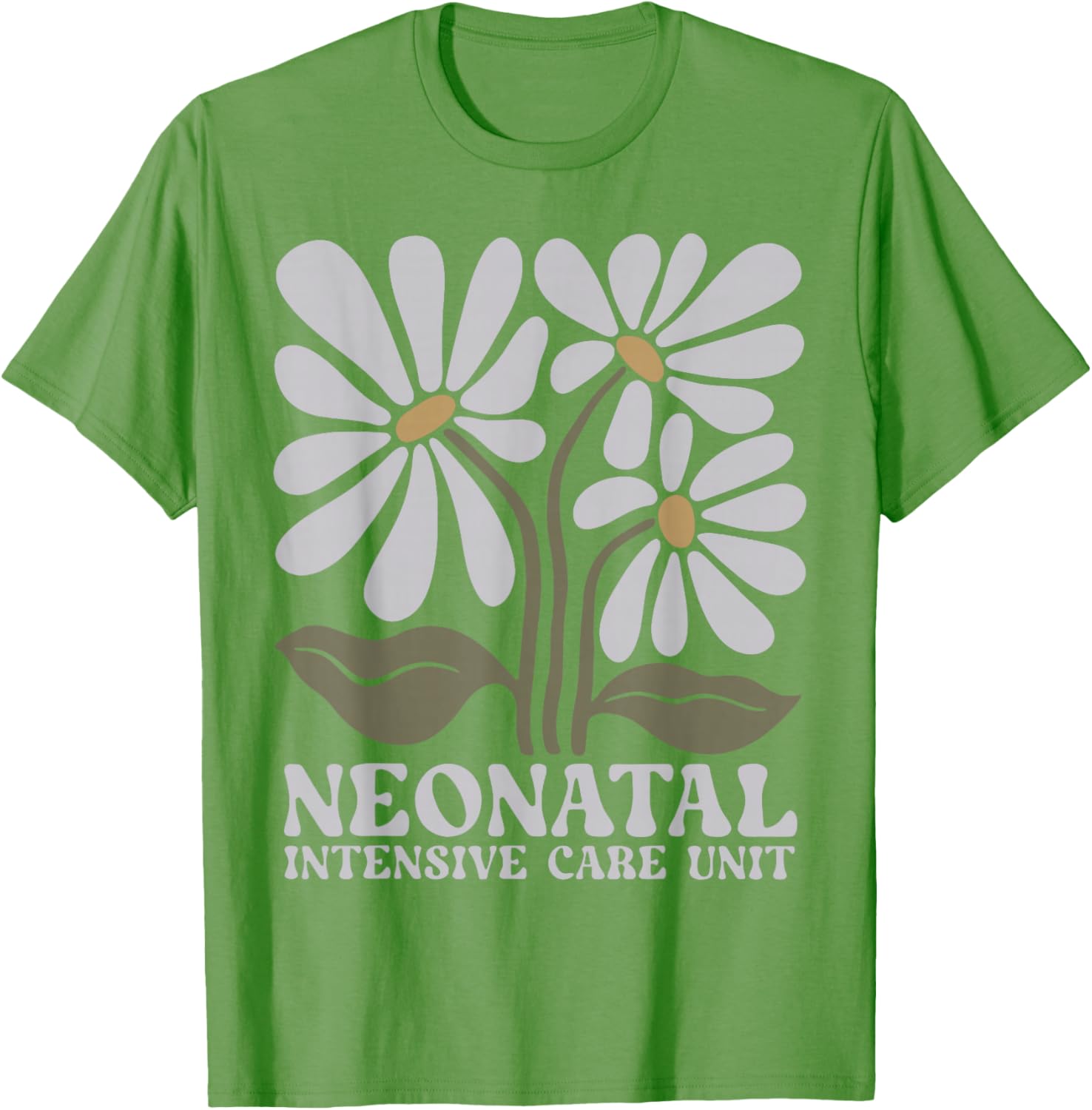 Boho Floral NICU Nurse T-Shirt for Neonatal RNs - Stylish and Comfy - 3