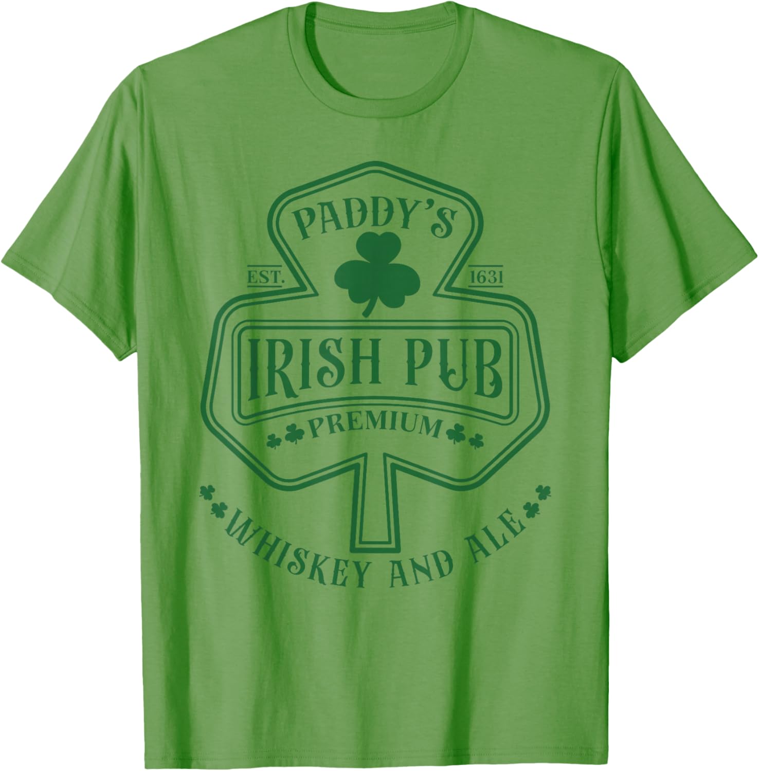 Funny St Patricks Day Irish Pub Paddy's Club Whiskey Beer T-Shirt - 17