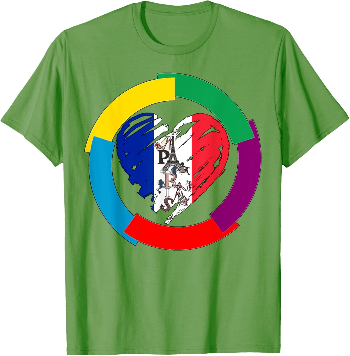 Celebrate French Language Day with Heart T-Shirt for La Francophonie - 1