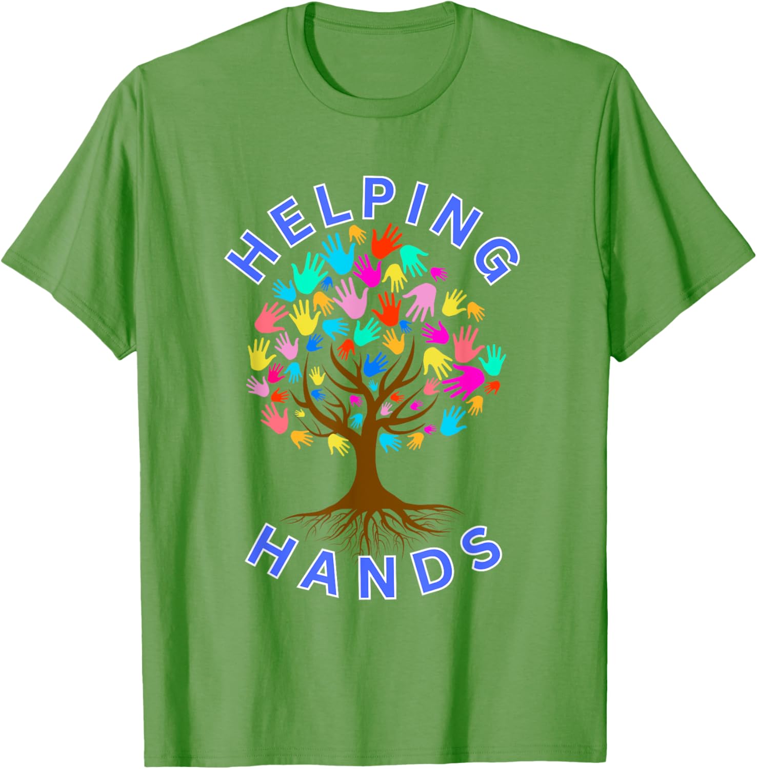 Helping Hands Life Tree Design T-Shirt for Nature Lovers and Supporters - 7