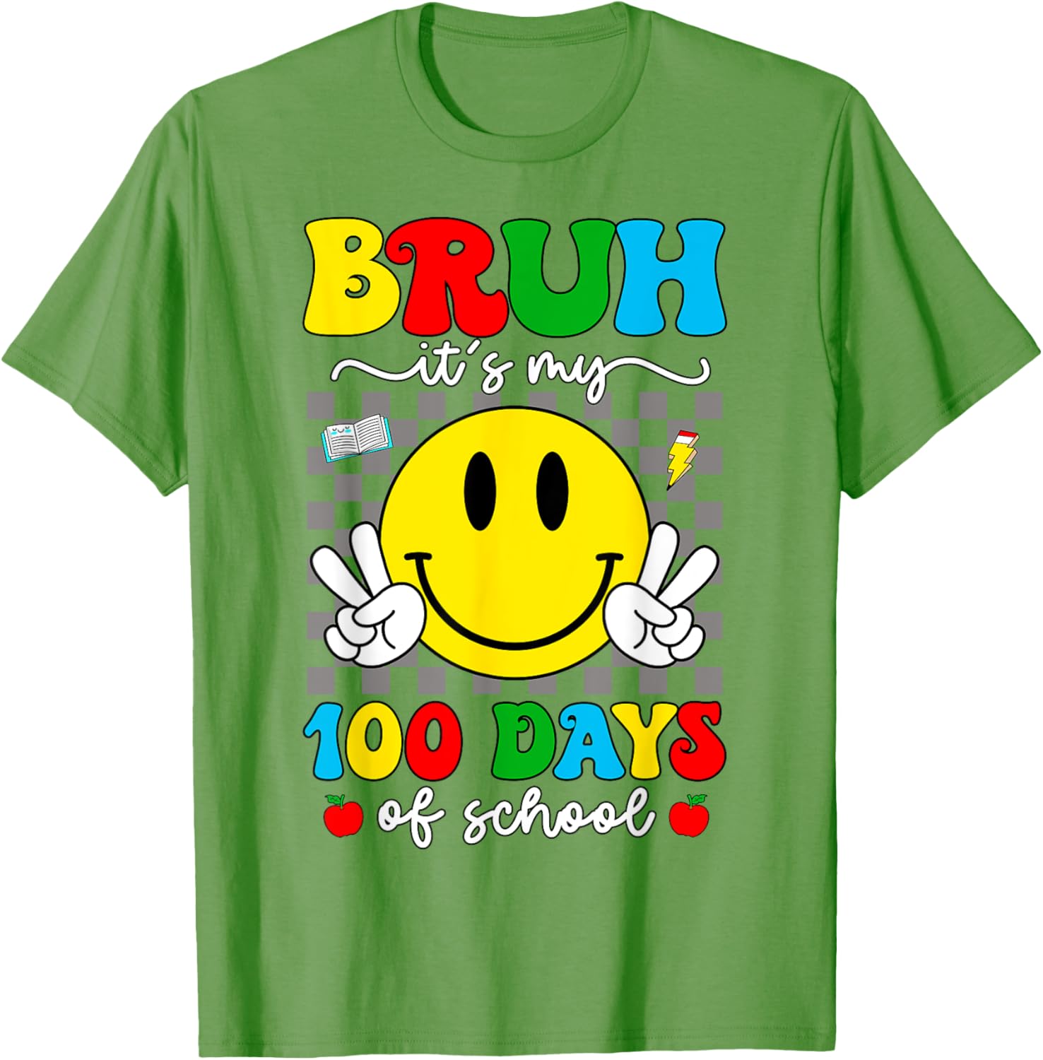 100 Days of School T-Shirt for Kids - Bruh It's My 100 Days Smarter! - 22