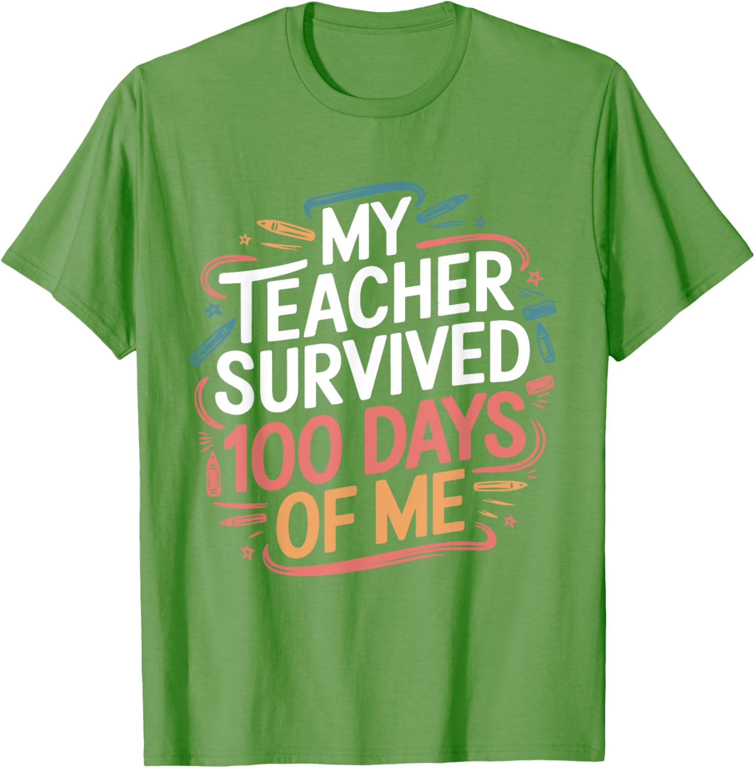 Funny Teacher 100 Days of School T-Shirt Gift for Educators - 4