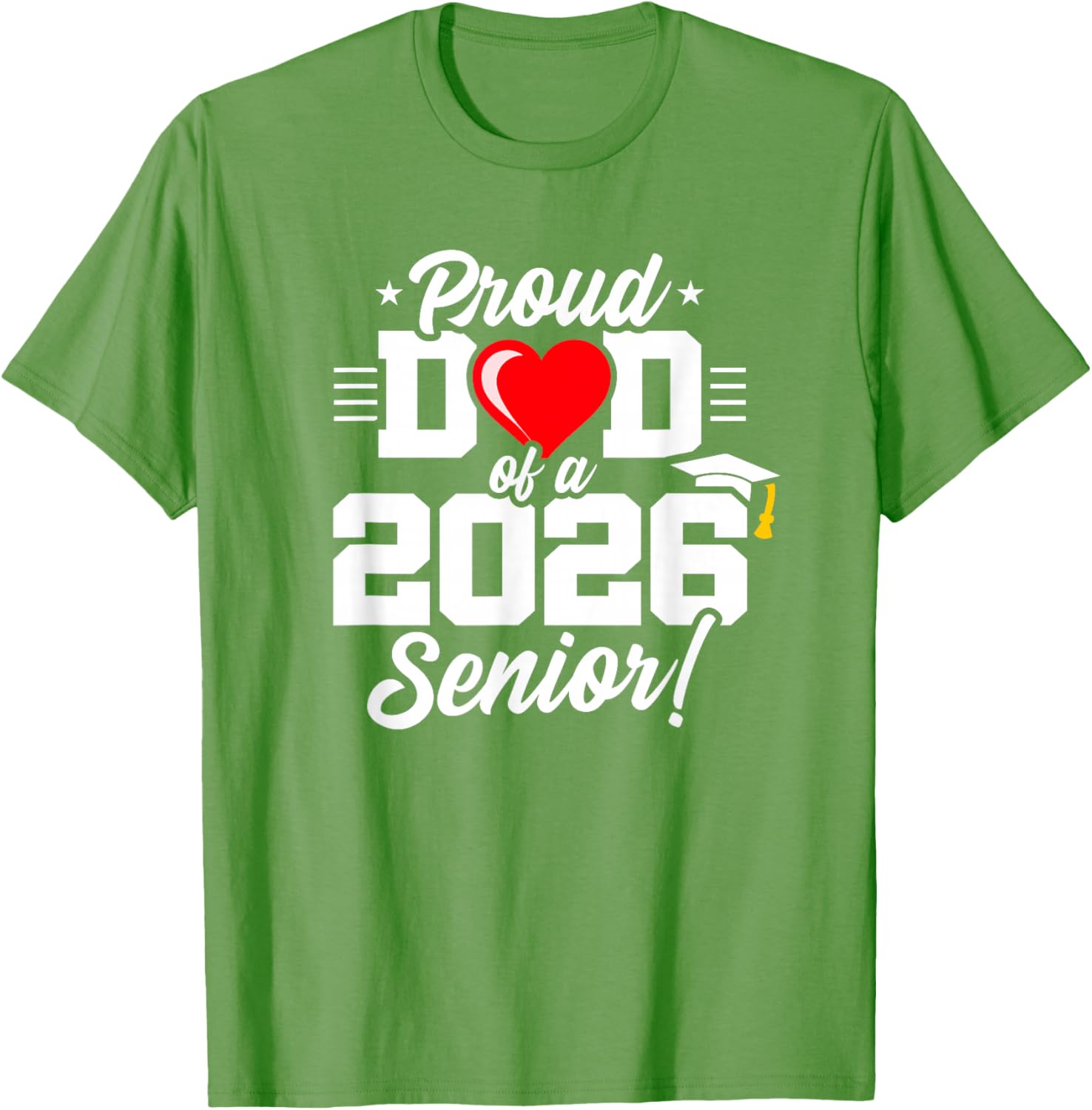 Proud Dad Class of 2026 Senior Year T-Shirt for Graduation Celebrations - 28
