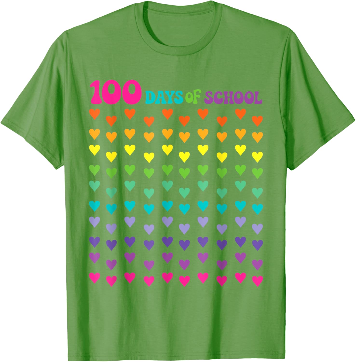 100th Day of School T-Shirt for Kids - Fun Math Numbers Design - 19
