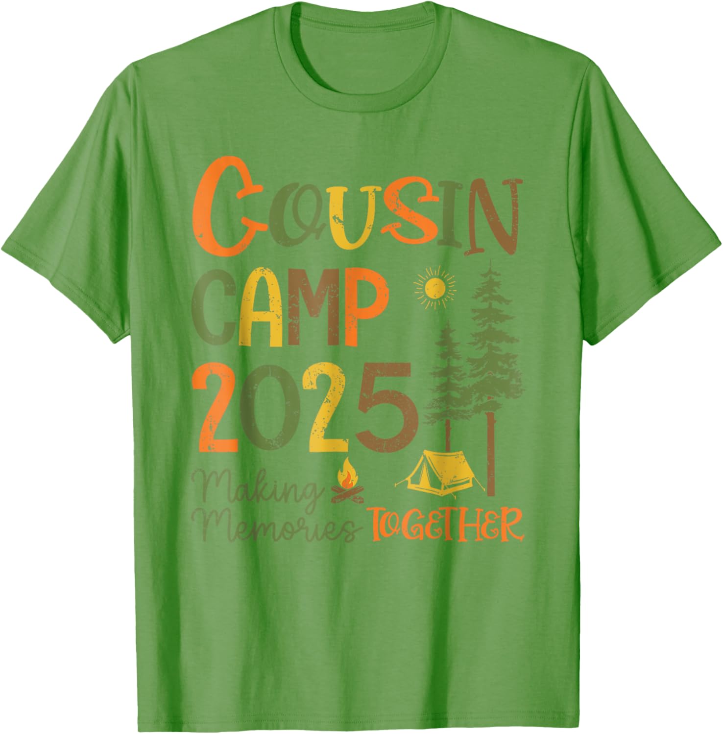 Cousin Camp 2025 Matching T-Shirts for Family Fun and Memories - 4