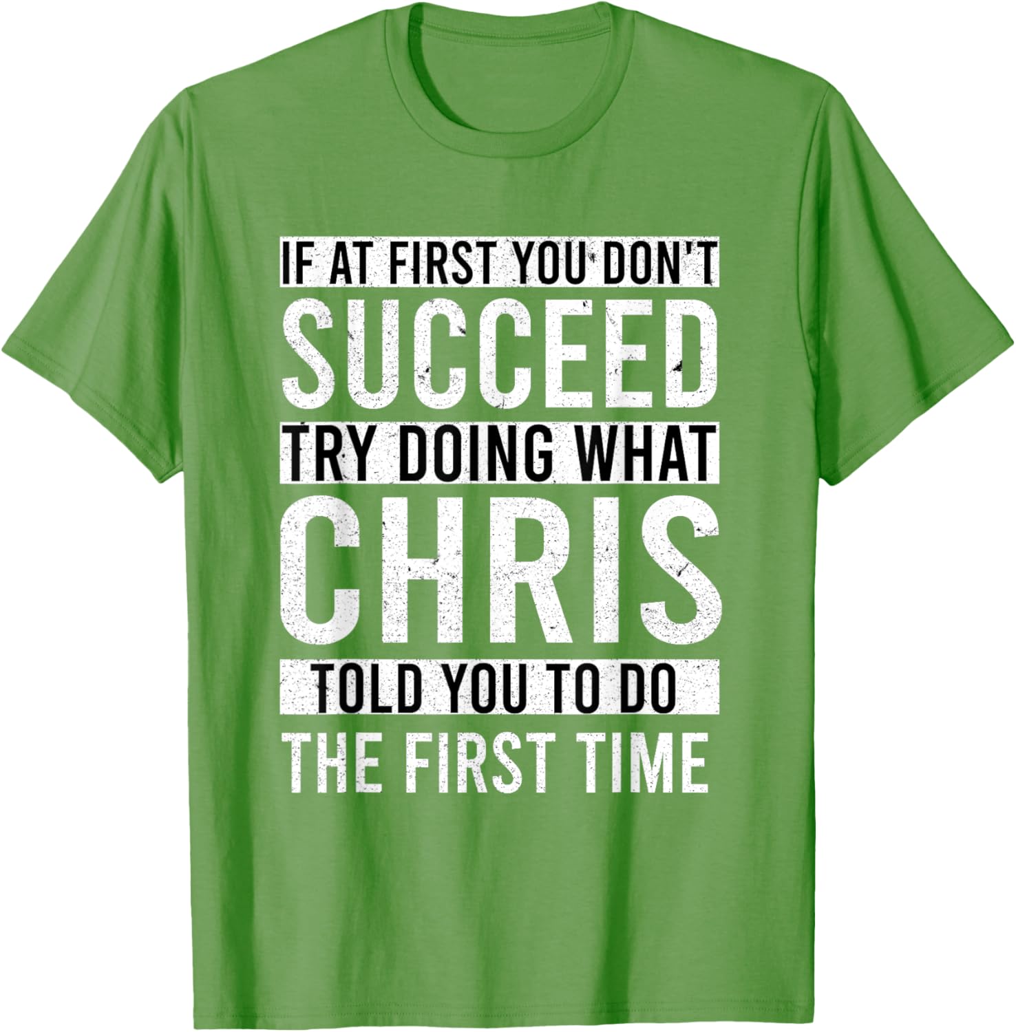 Funny Personalized CHRIS T-Shirt Gift for Dad - Unique Men's Apparel - 11