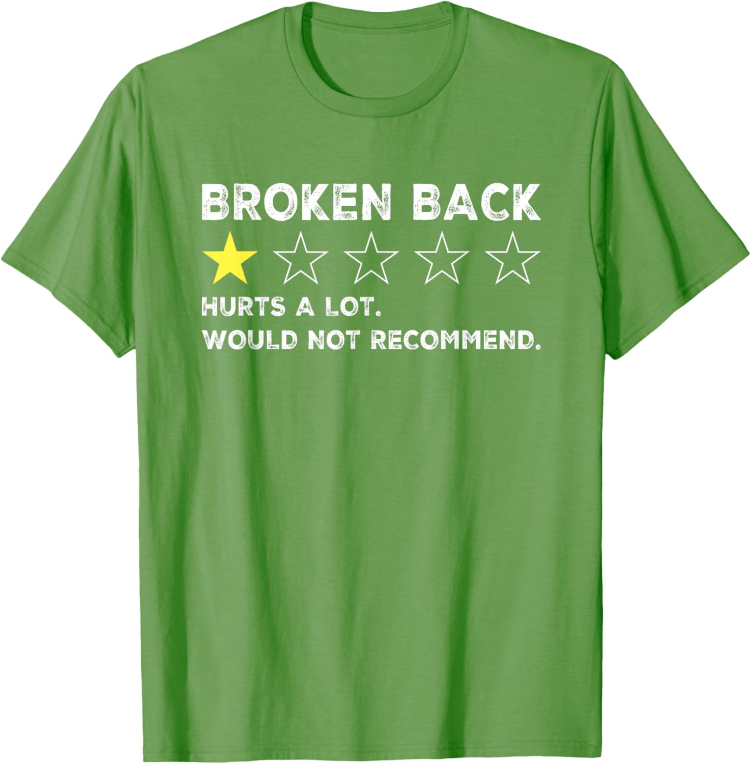 Funny Get Well Soon T-Shirt for Broken Back Spine Injury Recovery - 11