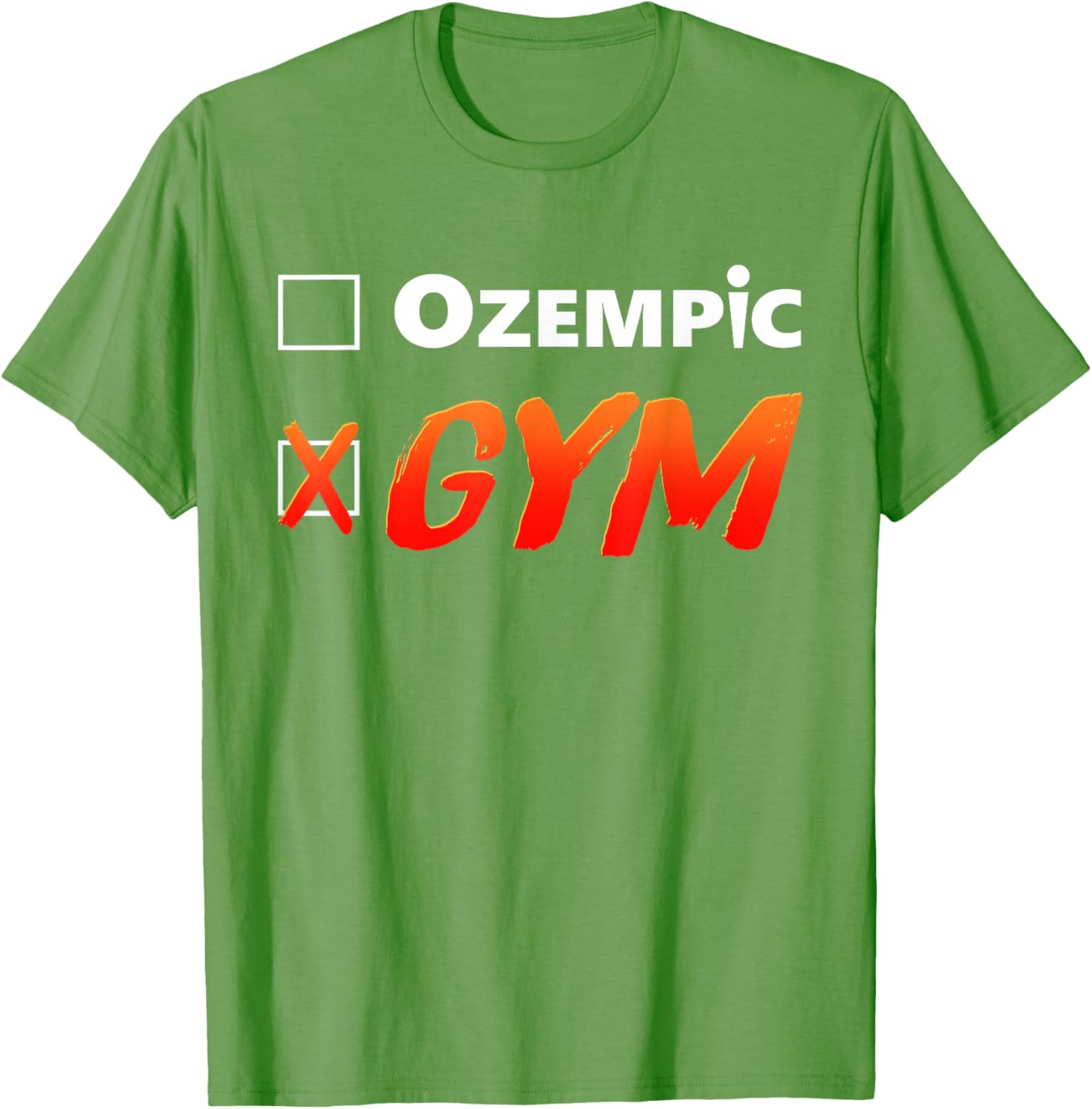 Funny Ozempic Gym T-Shirt for Fitness Lovers - Unique Design Apparel - 8