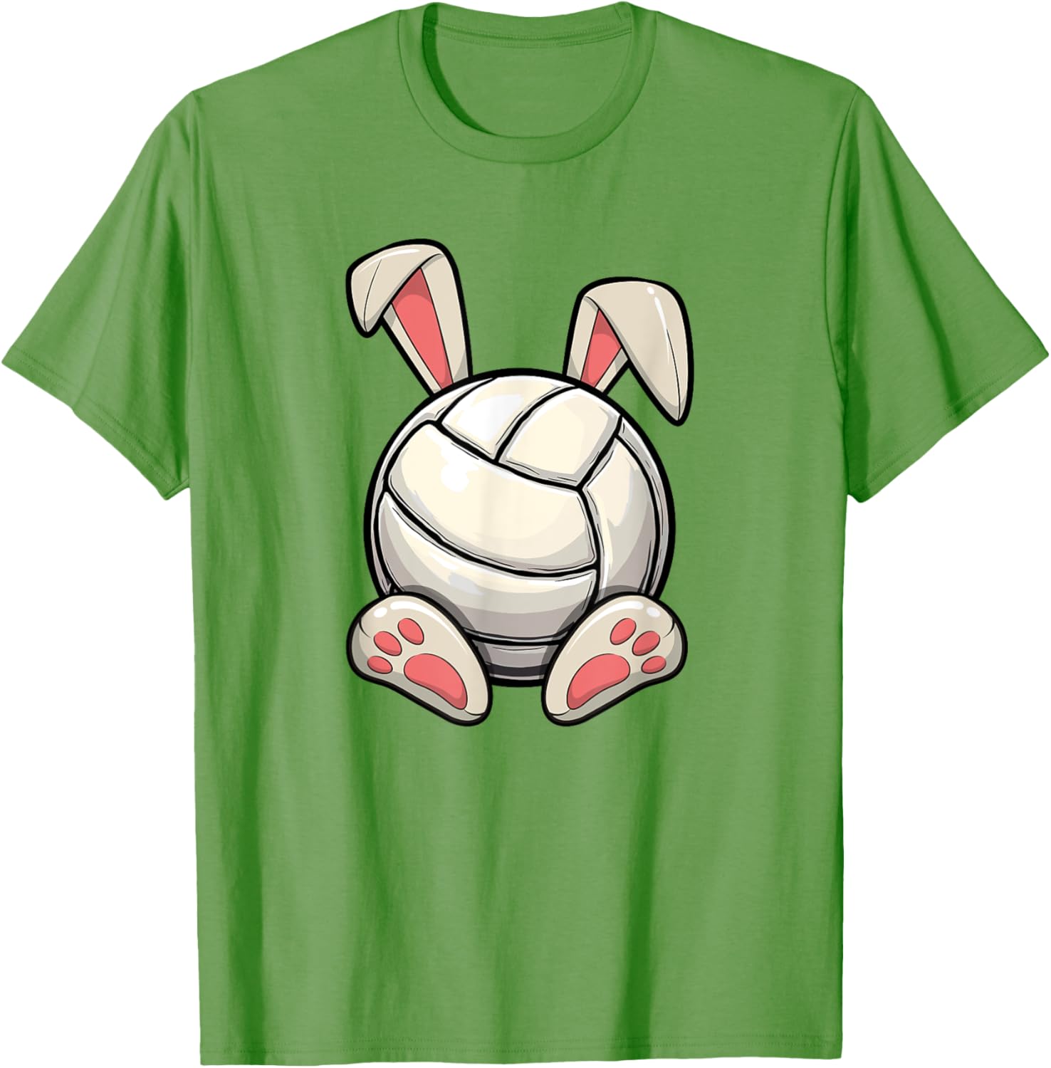 Easter Volleyball Bunny Ears T-Shirt for Kids' Egg Hunt Fun - 21
