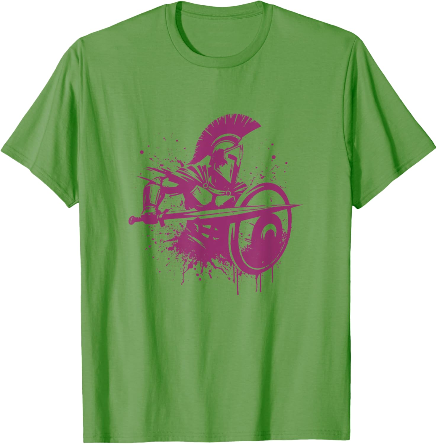 Warrior Spirit Snirt Sparta T-Shirt Hoodie with Knight Motif Design - 11