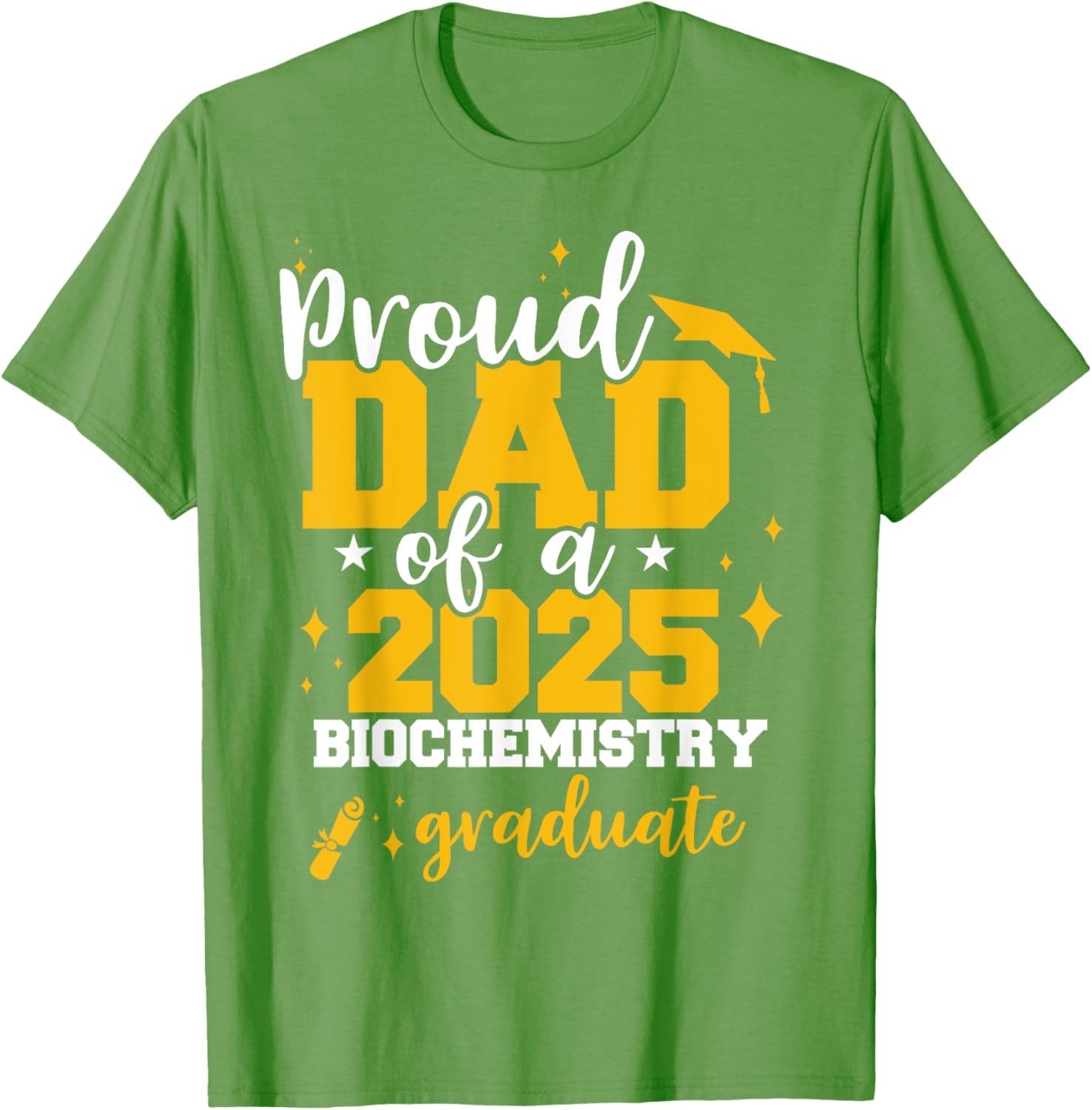 Proud Dad of Class of 2025 Biochemistry Graduate T-Shirt for Celebrations - 15