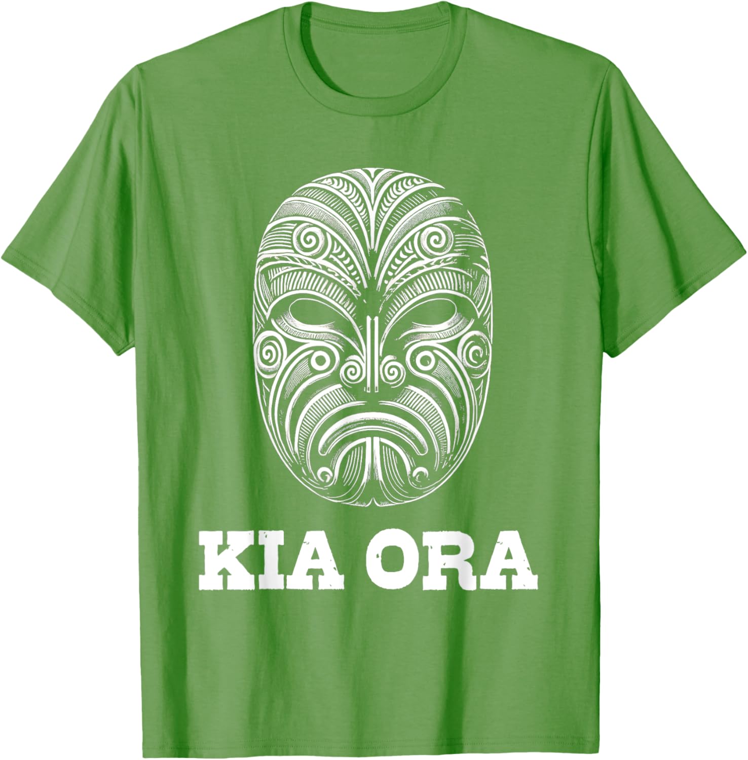 Kia Ora Maori Mask Kiwi Land Aotearoa NZ T-Shirt for Proud Kiwis - 17