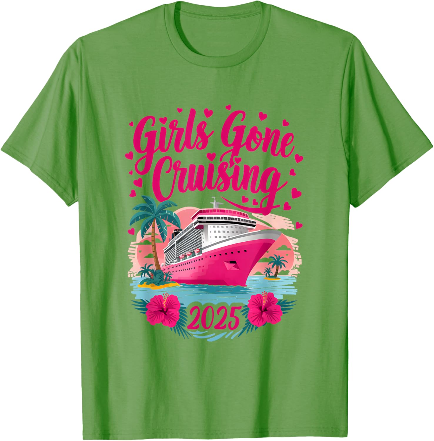 Girls Gone Cruising 2025 Fun Women Cruise T-Shirt for Best Friends - 6