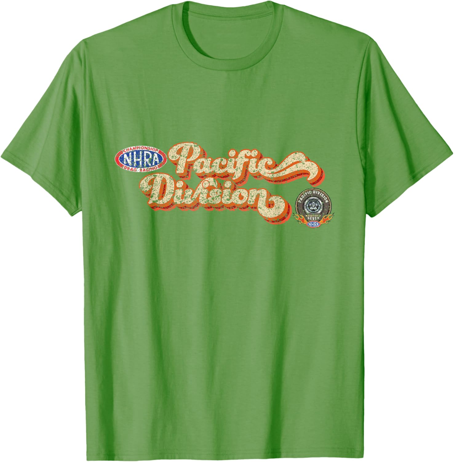 NHRA Pacific Division Vintage T-Shirt for Racing Enthusiasts and Fans - 1