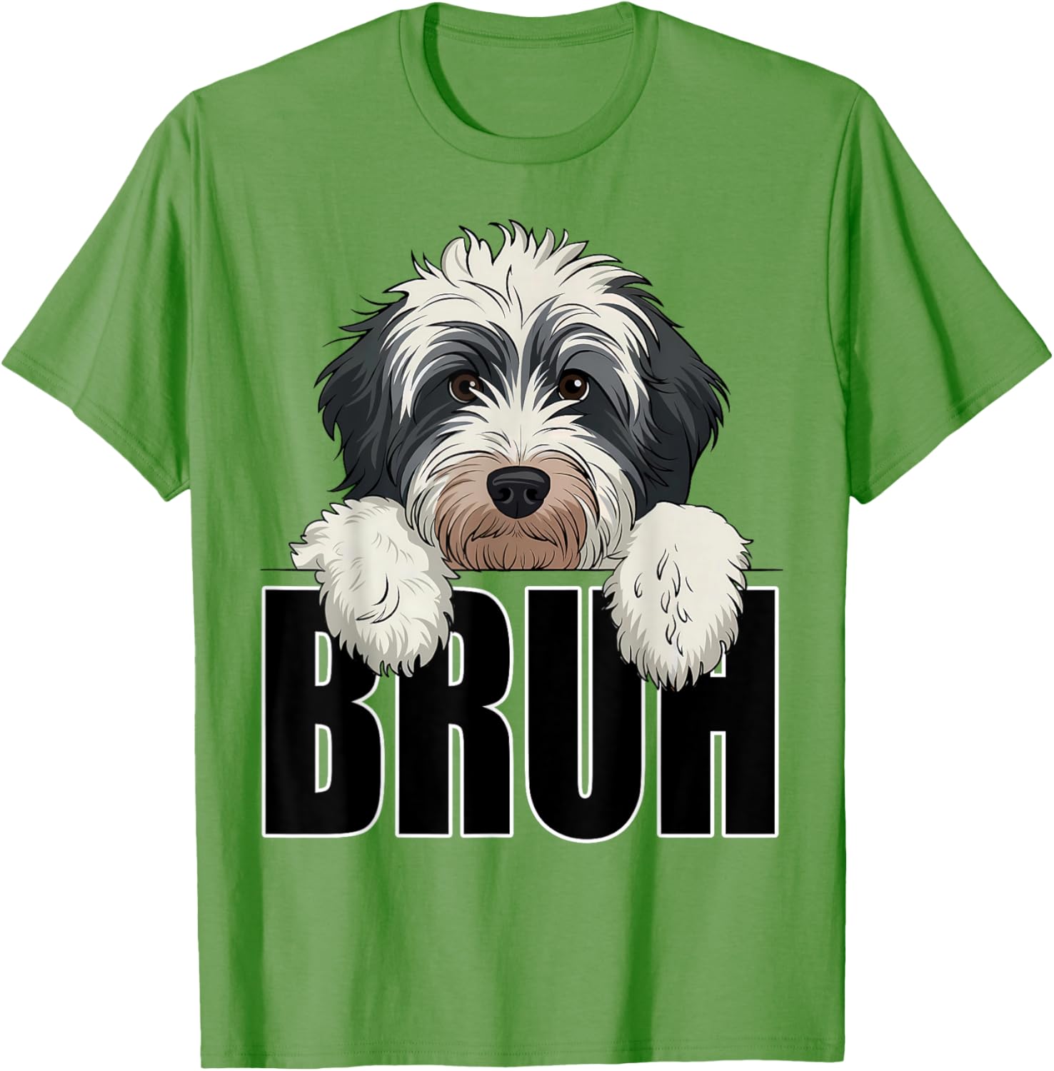 Funny Bruh Bernedoodle T-Shirt for Dog Lovers - Perfect for Boys and Kids - 17