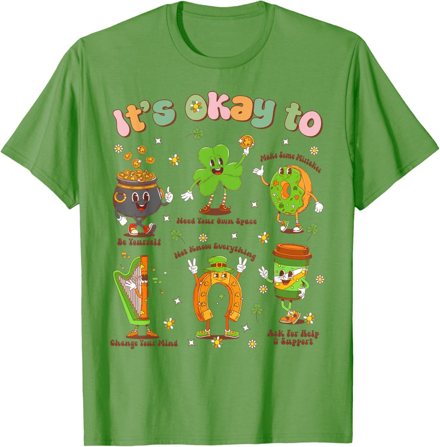 St Patrick's Day School Counselor Shamrock T-Shirt for Festive Fun - 6