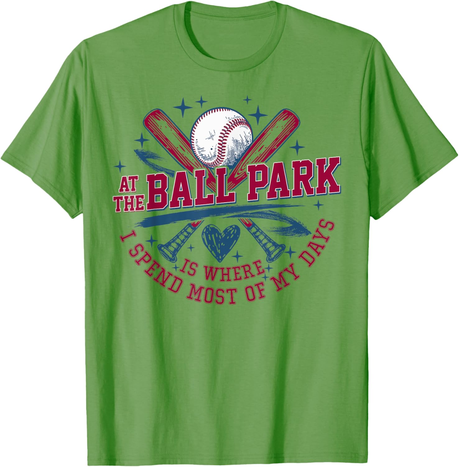 At the Ballpark T-Shirt for Sports Lovers – Perfect Game Day Apparel - 14