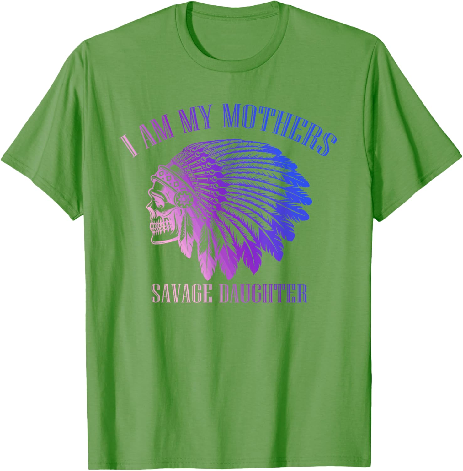 Savage Daughter Apache Skull T-Shirt for Bold Mother-Daughter Style - 12