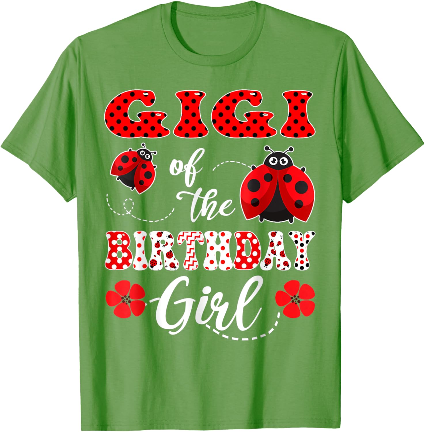 Gigi Of The Birthday Girl Ladybug T-Shirt for Fun Celebrations - 2