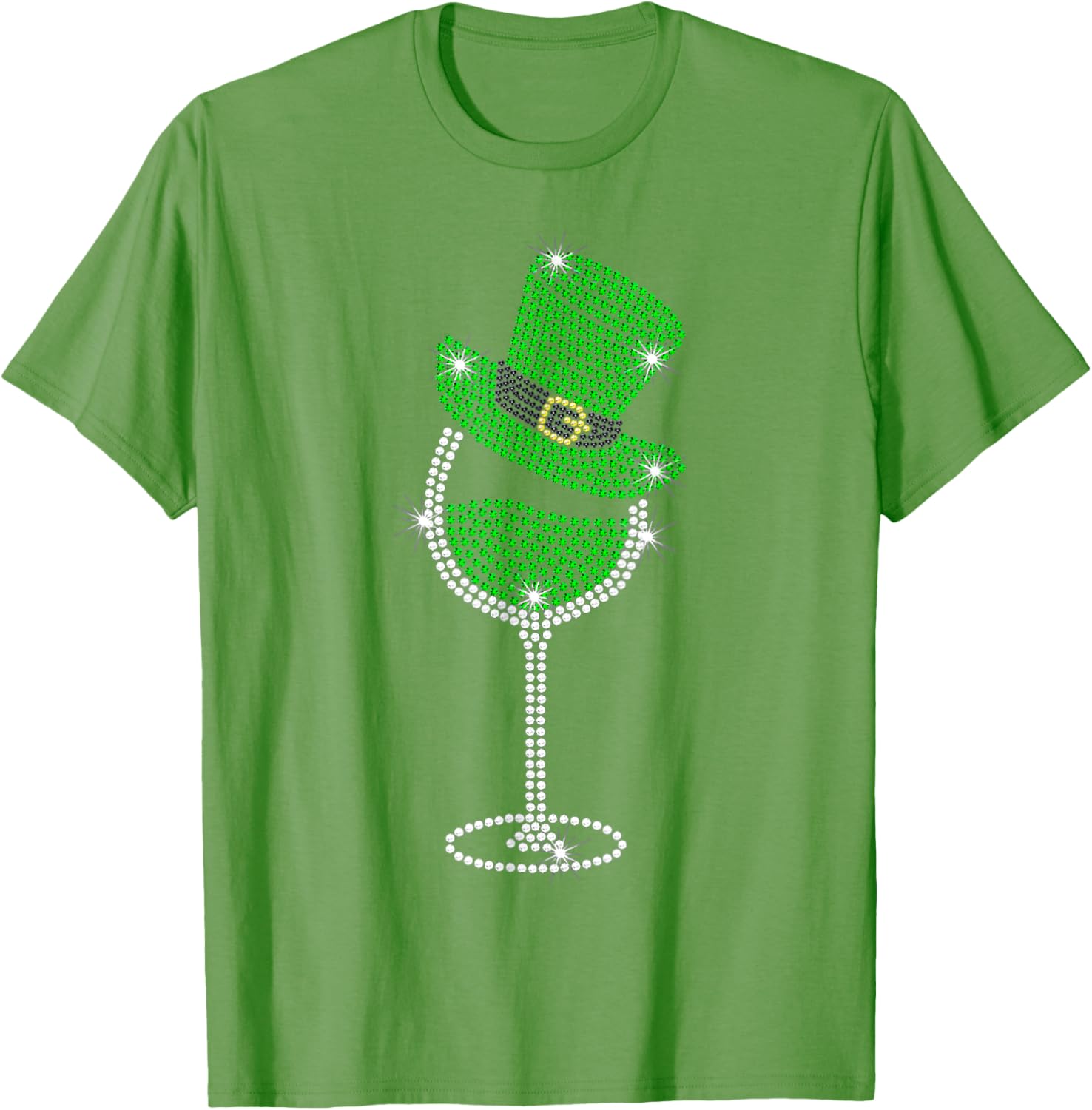 St Patrick's Day Shamrock Wine T-Shirt for Men and Women Celebrate in Style - 27