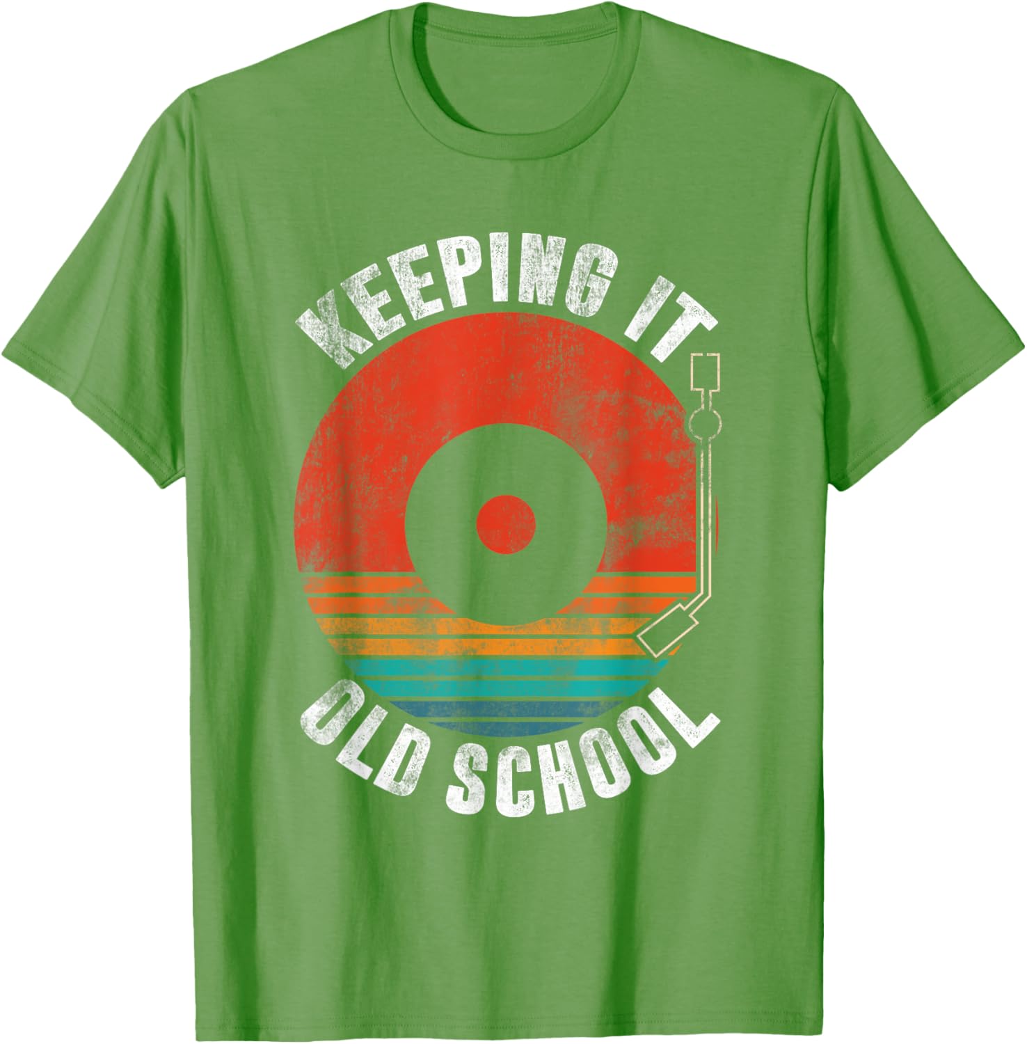 Retro Vinyl Record Player T-Shirt | Keeping It Old School Style - 14