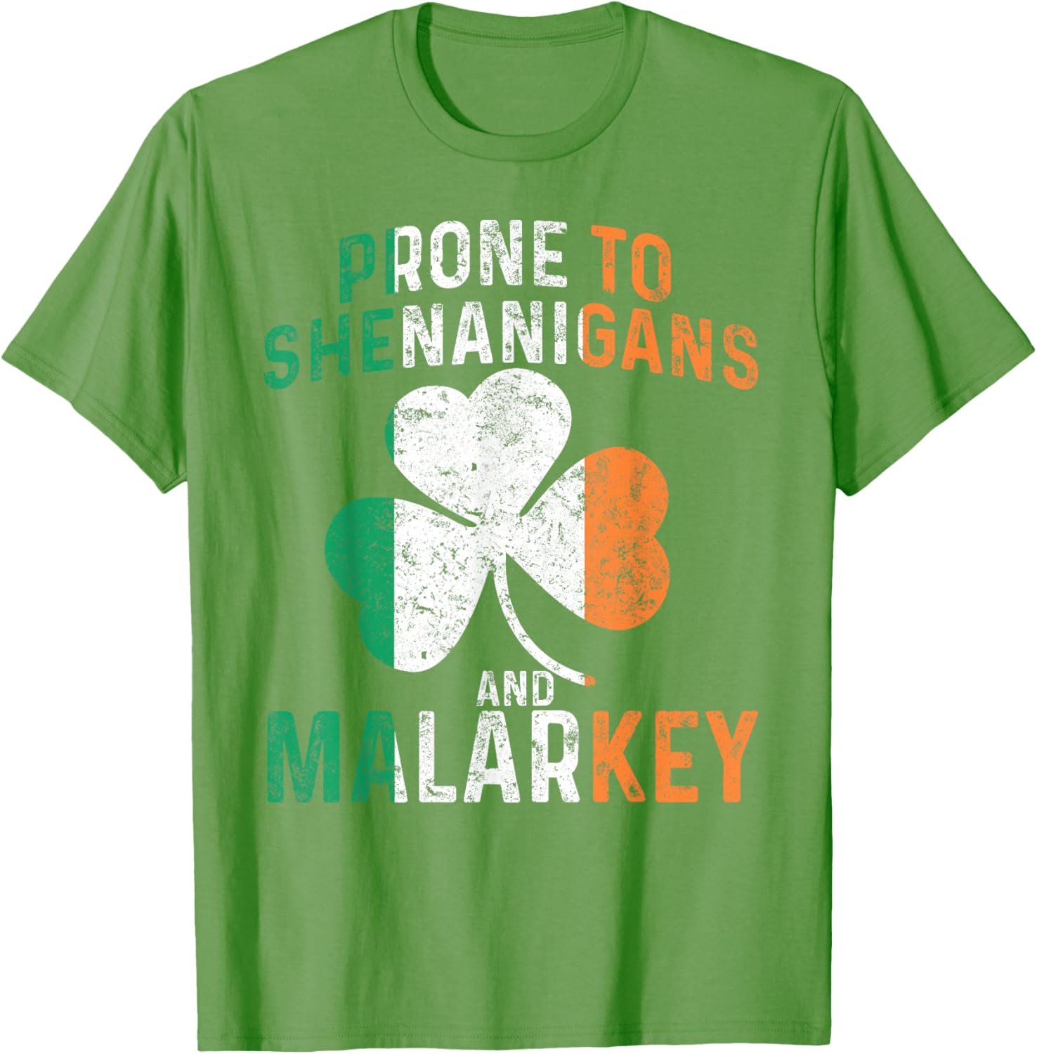 Funny St Patricks Day Boys T-Shirt Prone To Shenanigans And Malarkey - 15