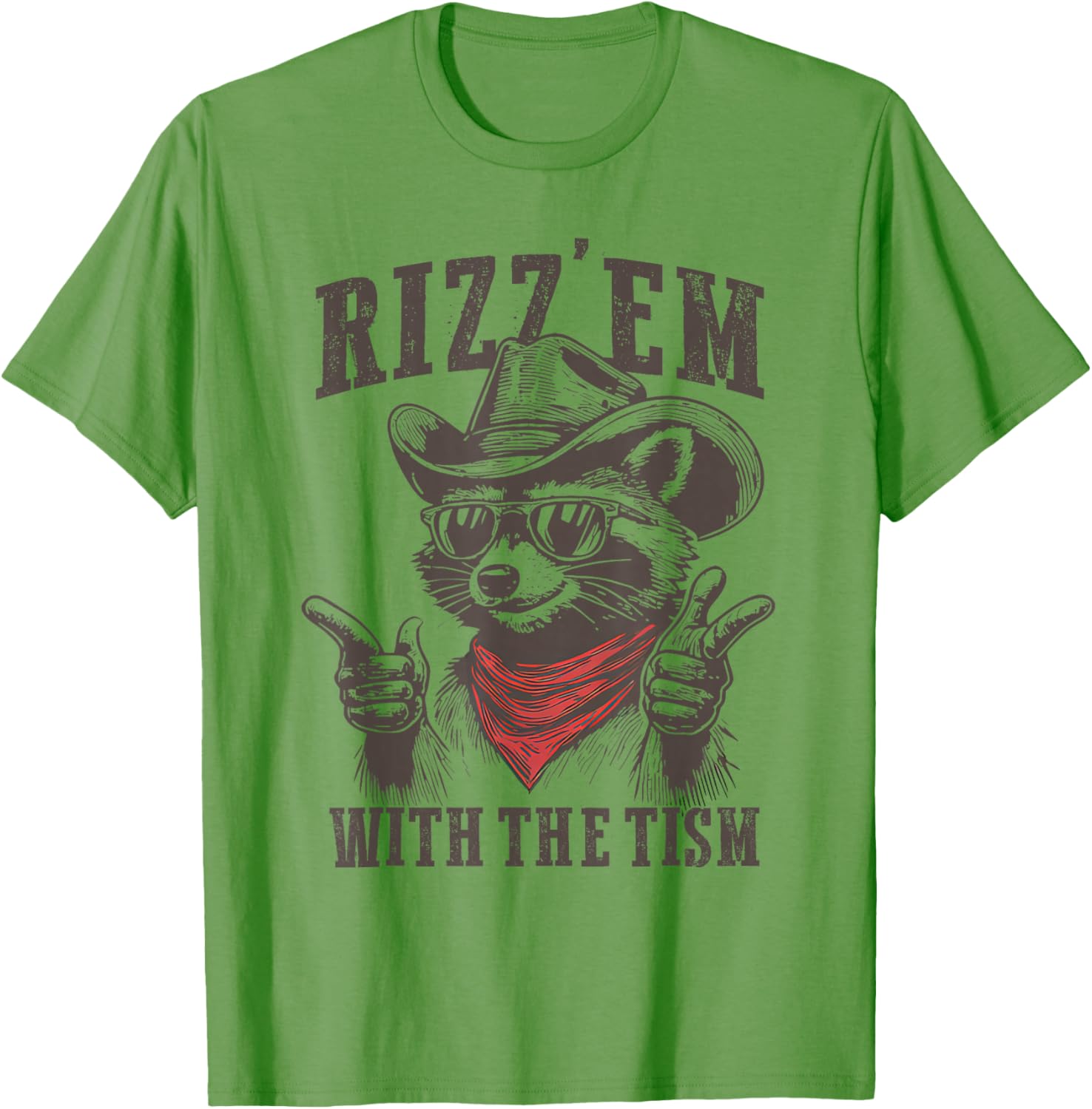 Funny Autism Raccoon T-Shirt with Meme Style Humor for All Ages - 2