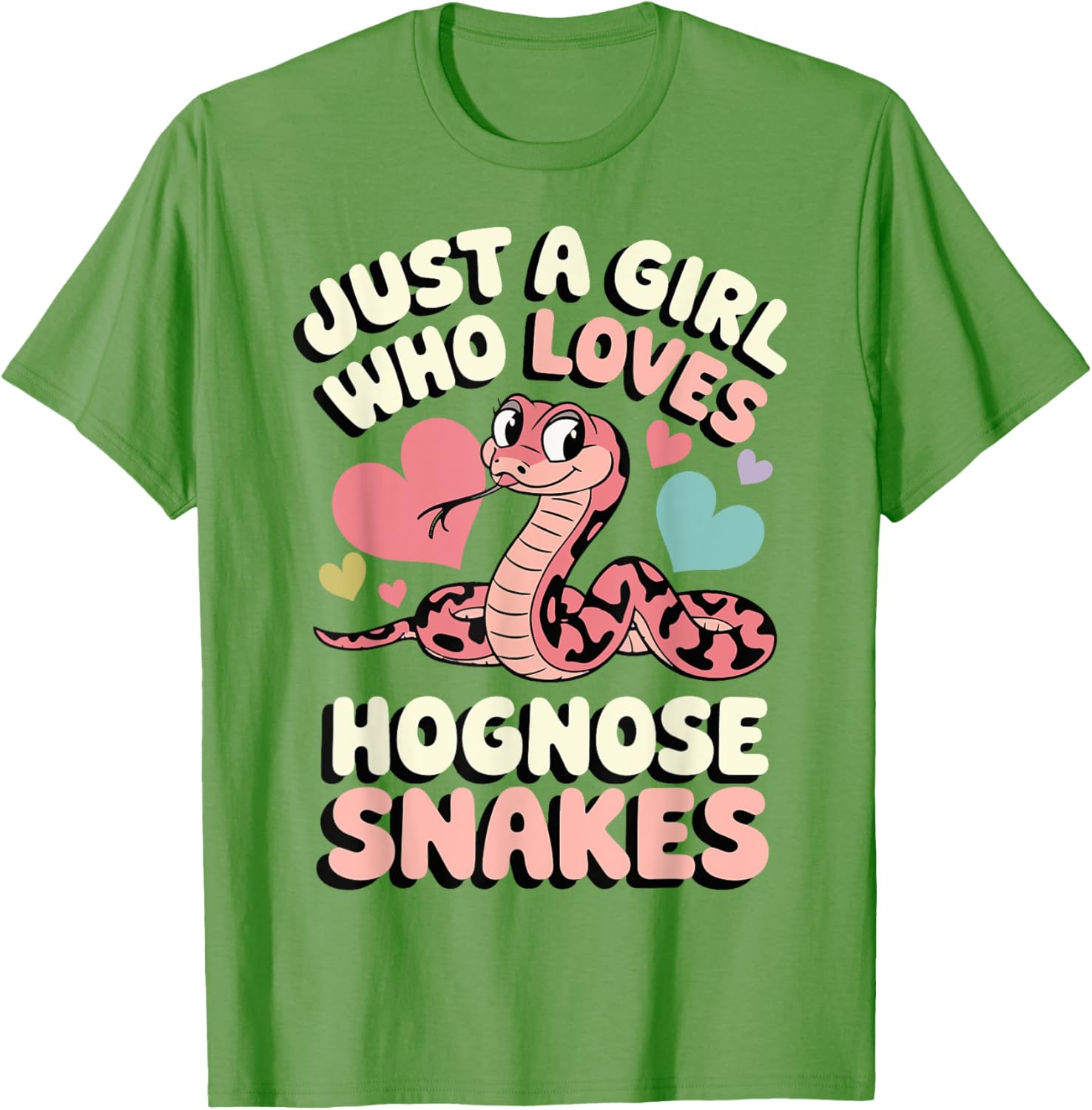 Just A Girl Who Loves Hognose Snakes Fun T-Shirt for Snake Enthusiasts - 11