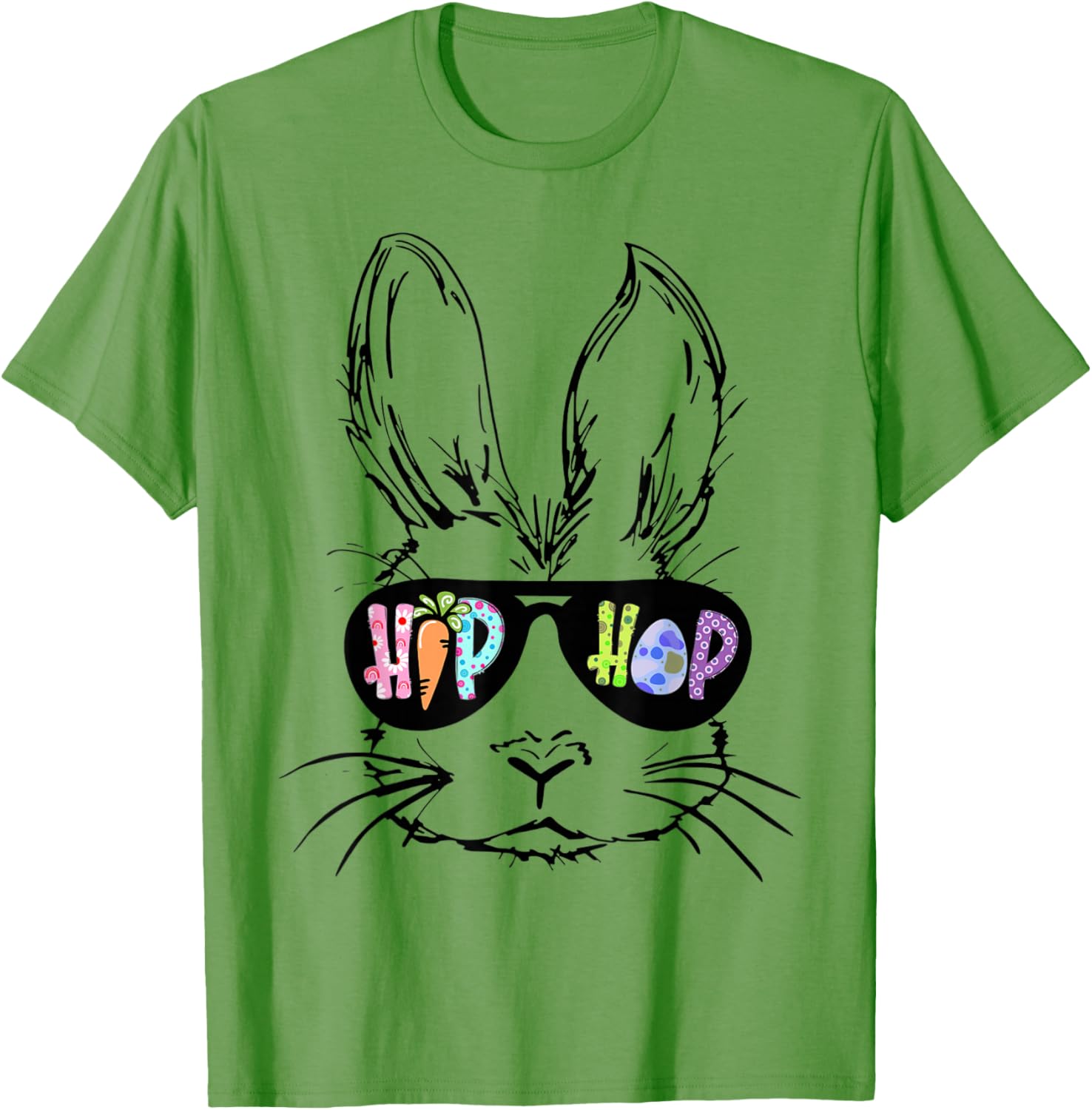 Hip Hop Bunny in Sunglasses Funny Easter T-Shirt for Rabbit Lovers - 22