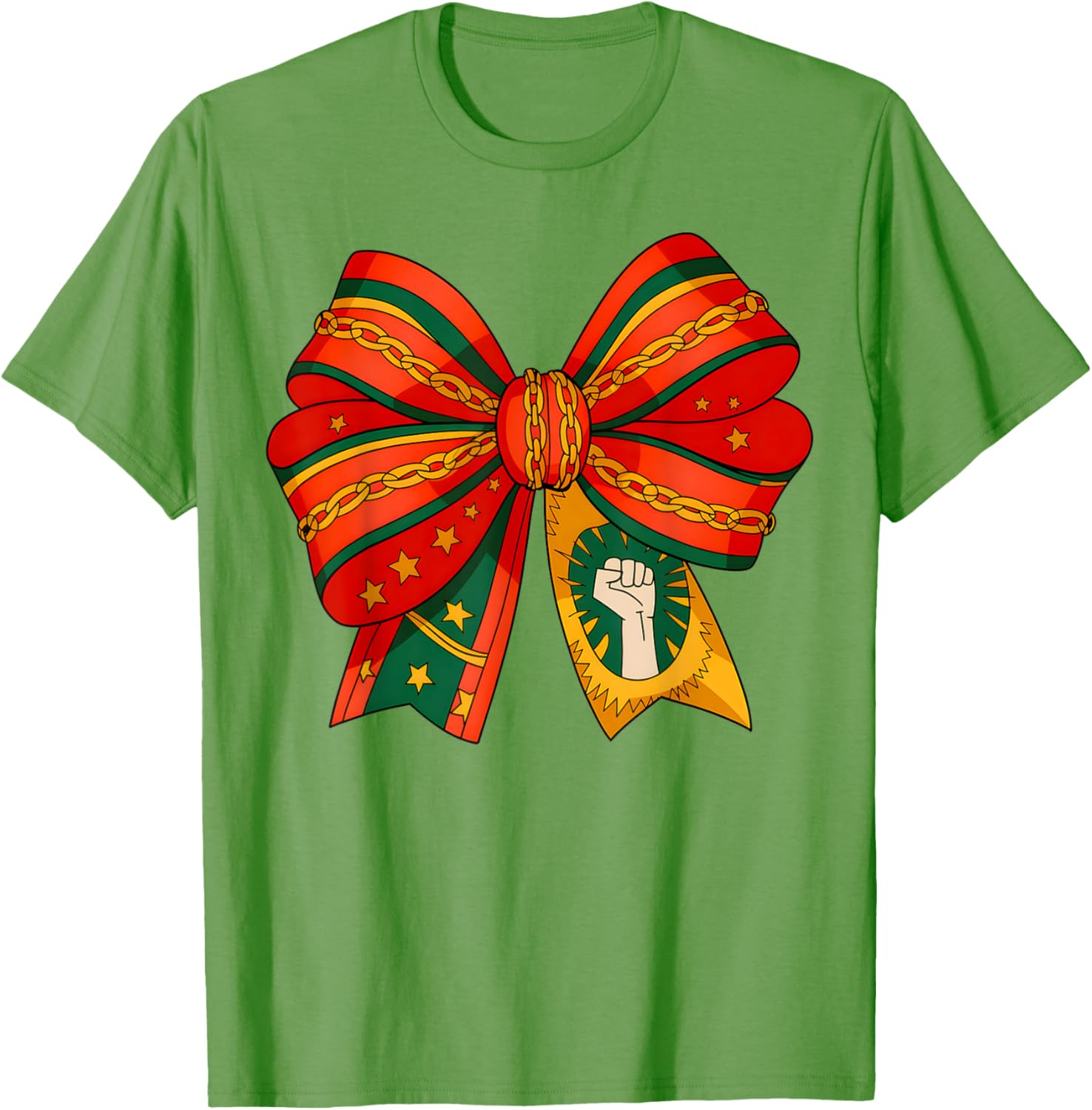 Black History Coquette Bow T-Shirt for Women and Kids Stylish Apparel - 8