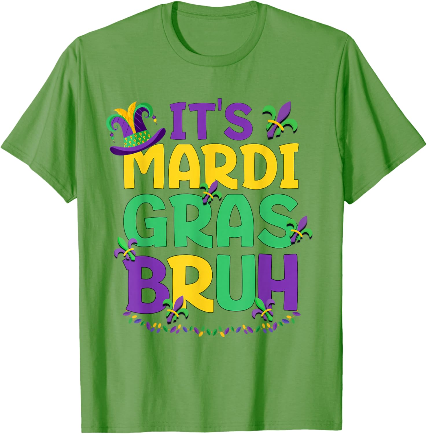 Cool Bruh Mardi Gras T-Shirt for Teens and Boys Celebrating Carnival Fun - 7