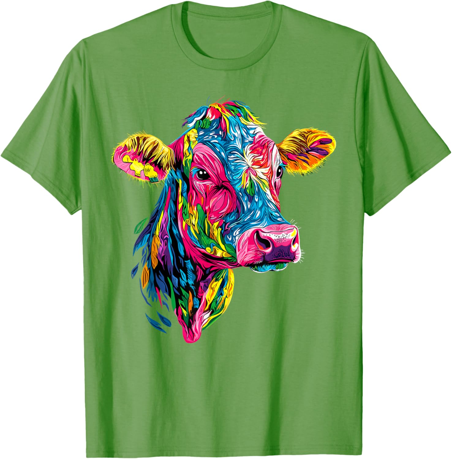 Cute Vegan Cow T-Shirt for Cattle Farmers - Adorable Farm Apparel - 23