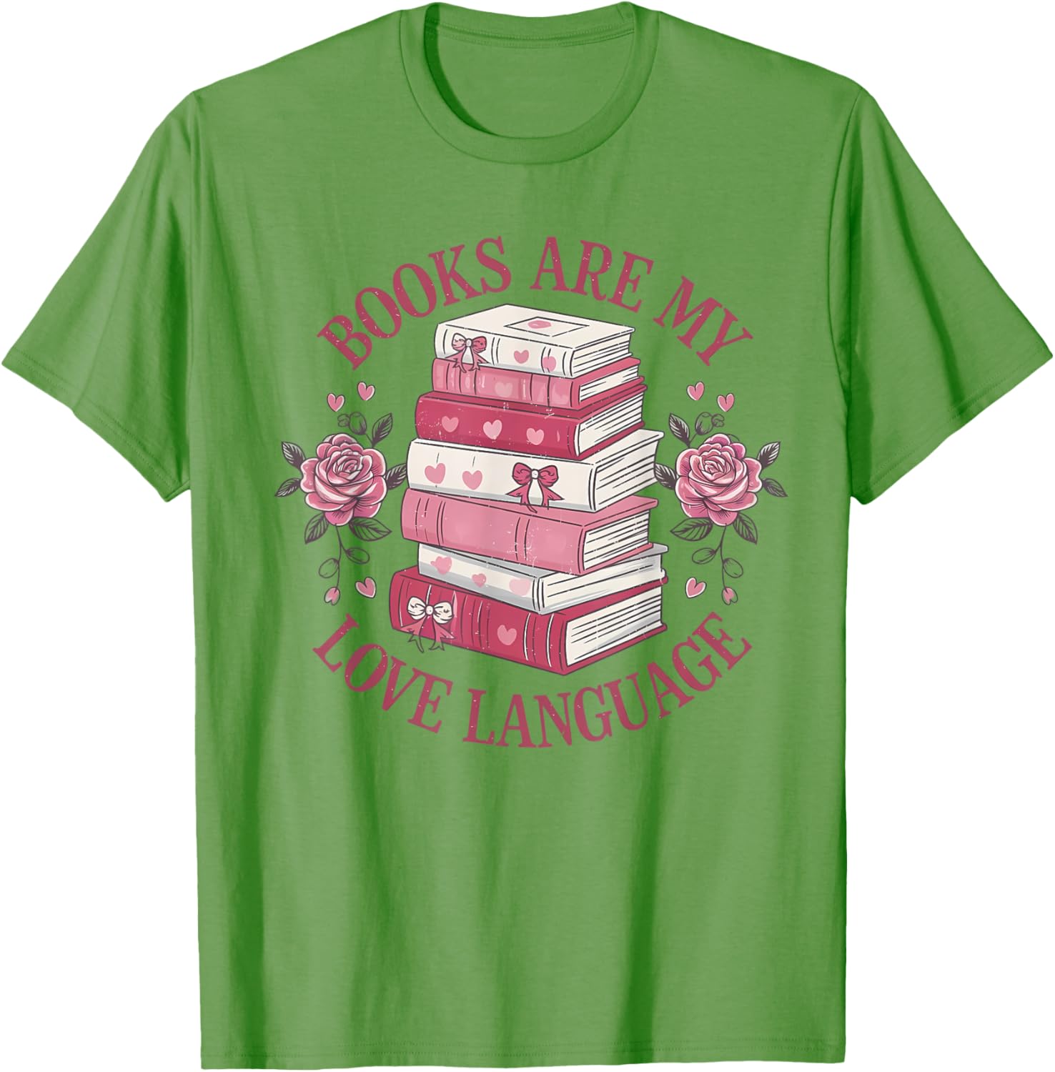 Books Are My Love Language T-Shirt for Reading Lovers and Librarians - 3