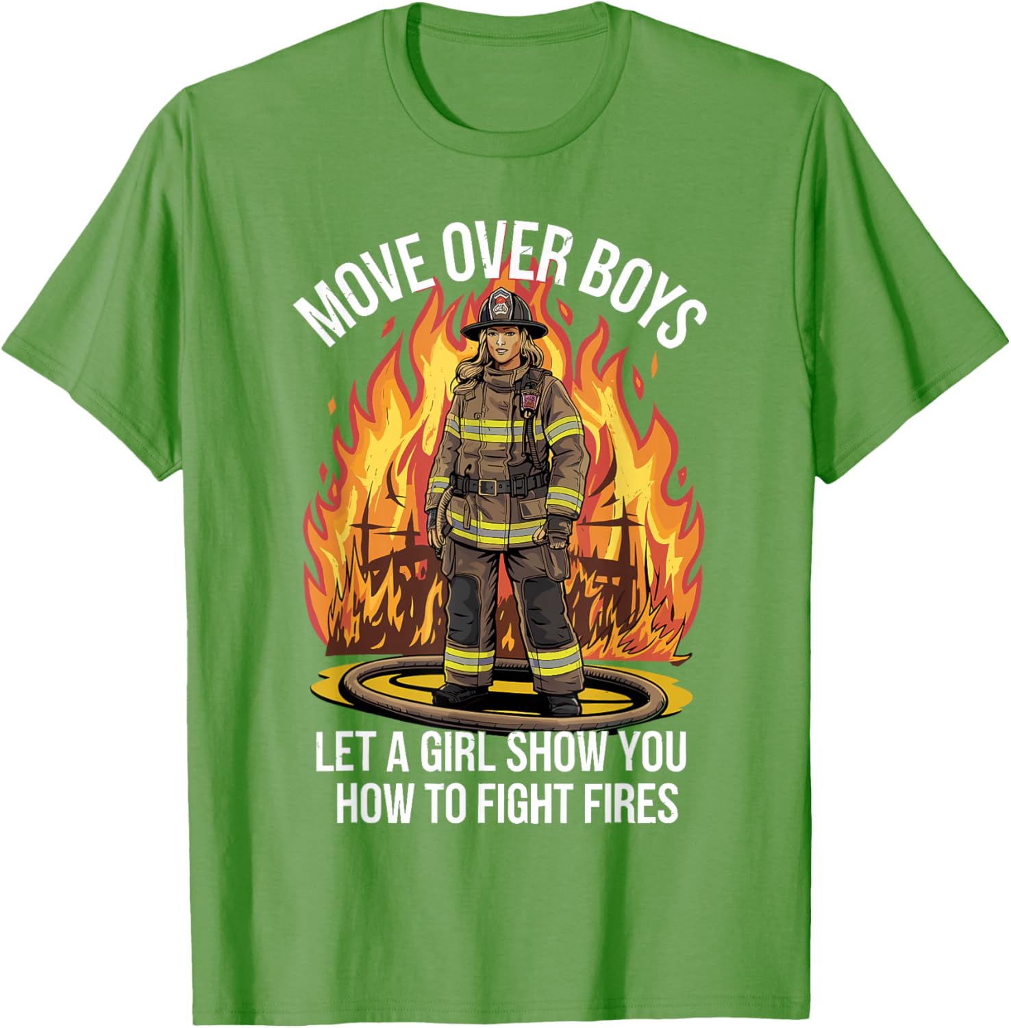Stylish Firefighter T-Shirt for Women and Girls - Perfect Gift Idea - 12