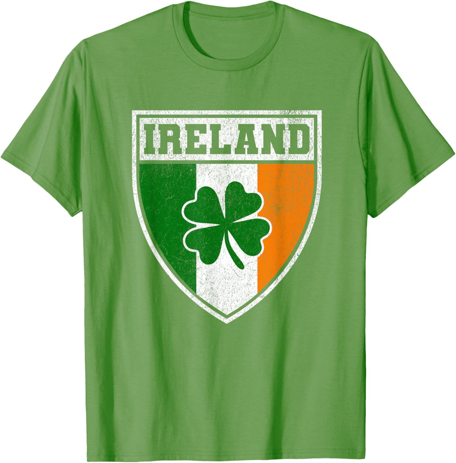 Irish Flag Shield Shamrock St Patricks Day T-Shirt for Pride and Fun - 1