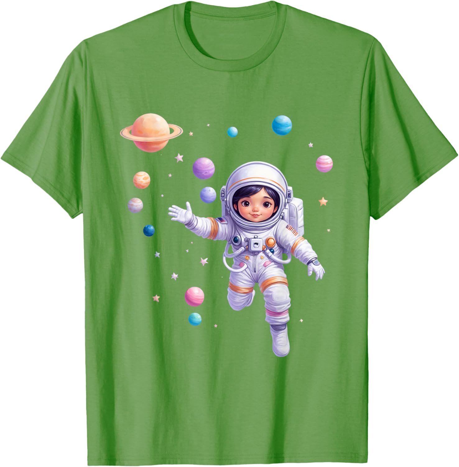 Cute Space Explorer T-Shirt for Future Astronaut Girls - Adorable Design - 5