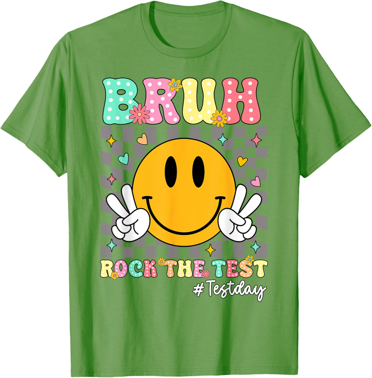 You Got This Test Day Smile Rock the Test Kids T-Shirt for Boys and Girls - 14