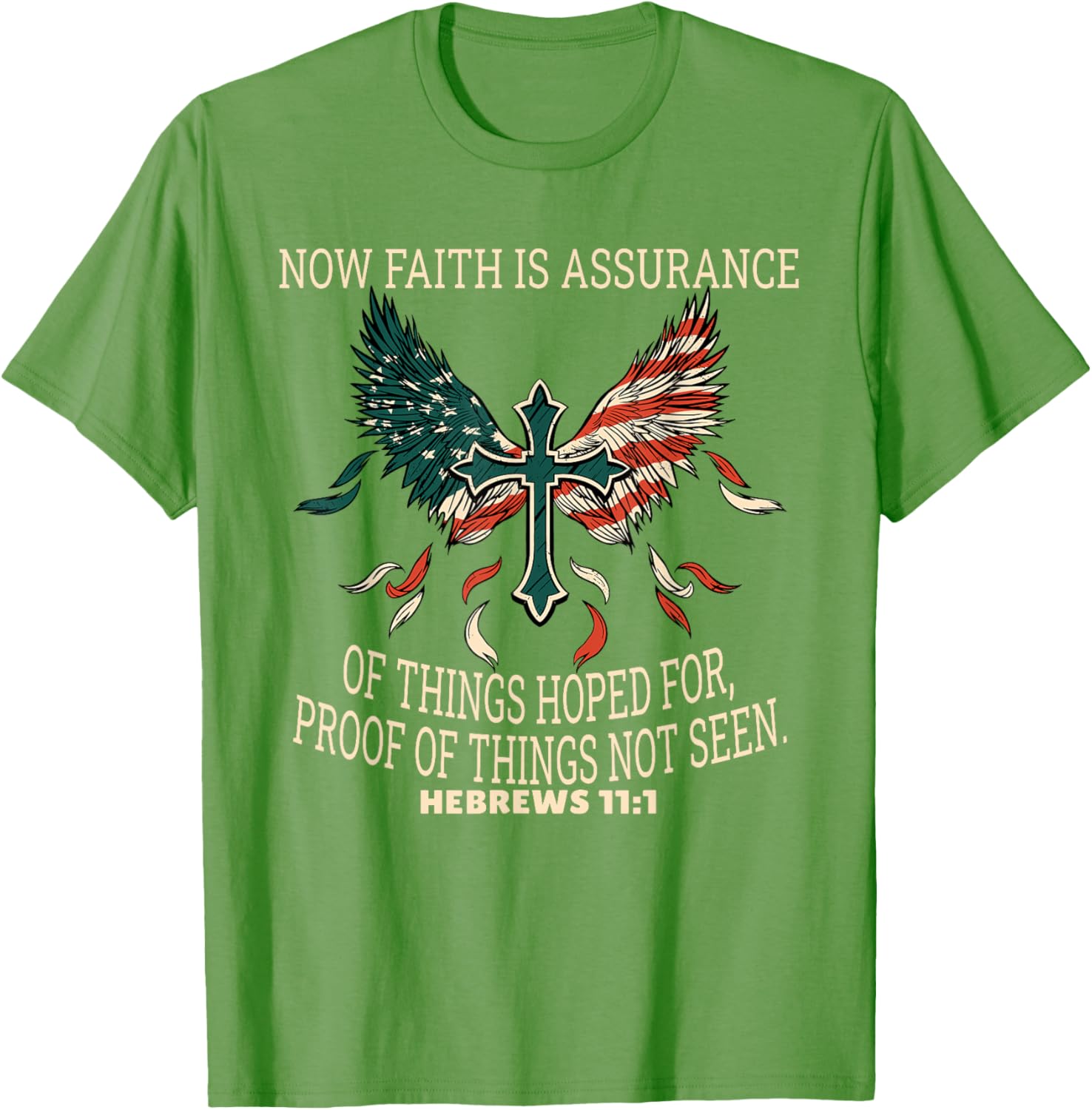 Hebrews 11:1 Faith T-Shirt Inspirational Scripture Apparel for All - 6