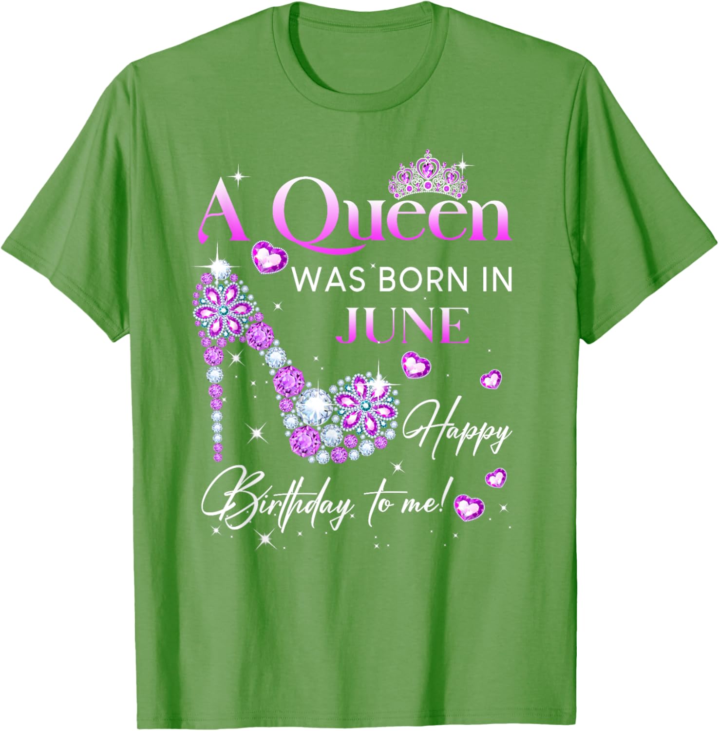 Queen Was Born In June T-Shirt for Women - Perfect Birthday Gift - 22