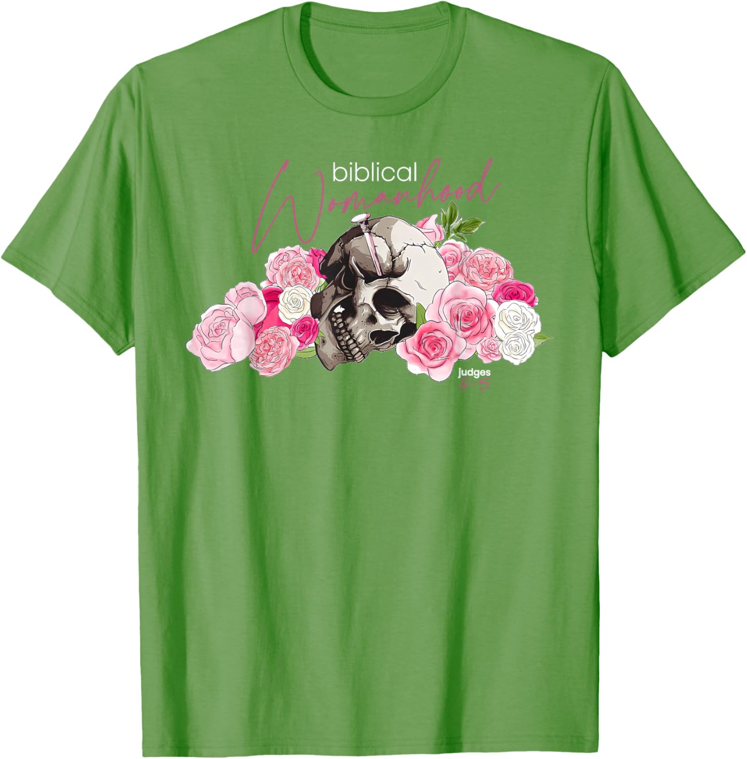 Biblical Womanhood Deborah T-Shirt for Christian Women - Judges 4-5 Design - 18