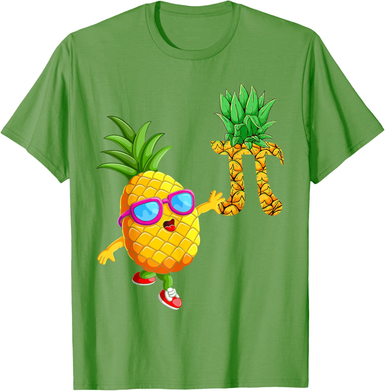 Pineapple Pi Day T-Shirt for Math Lovers and Foodies Fun Design - 14