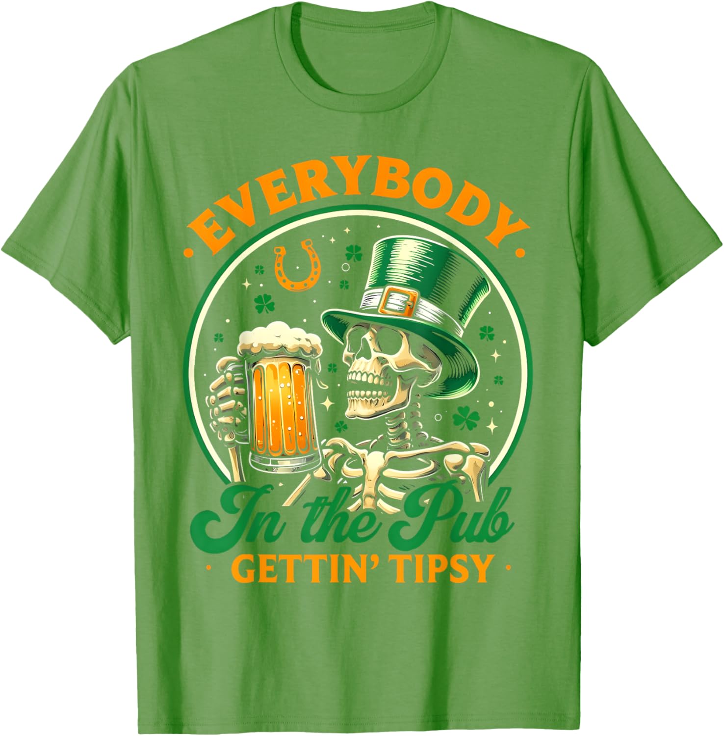 Tipsy St Patricks Day T-Shirt for Men and Women Celebrating at the Pub - 18
