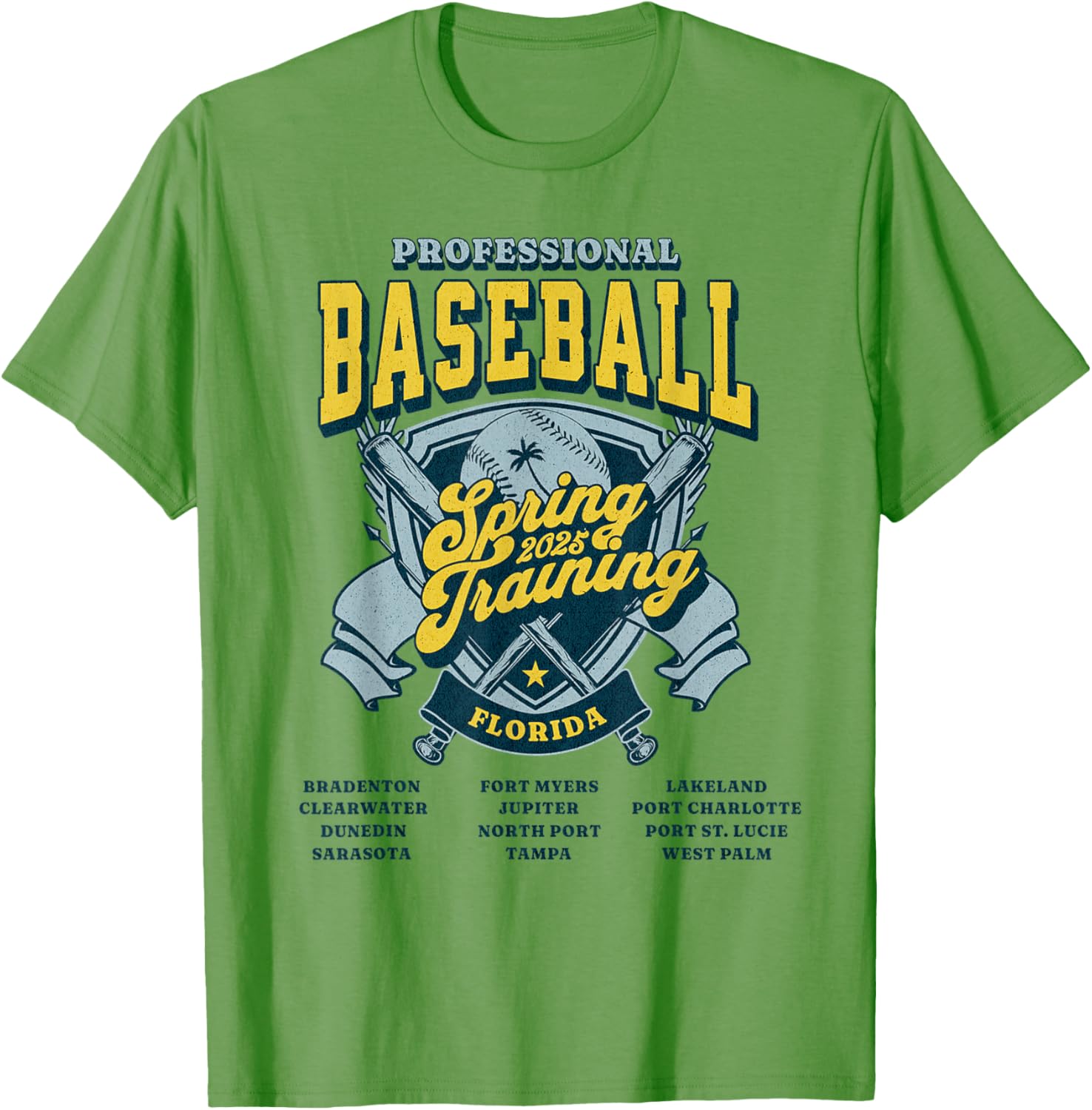 Professional Baseball Spring Training 2025 T-Shirt for Florida Fans - 6