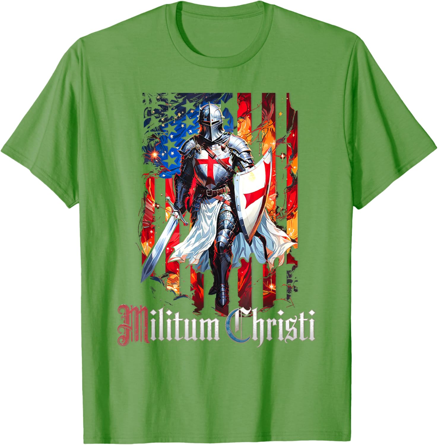 Catholic Knight Templar Crusader Cross T-Shirt for Faith and Style - 9