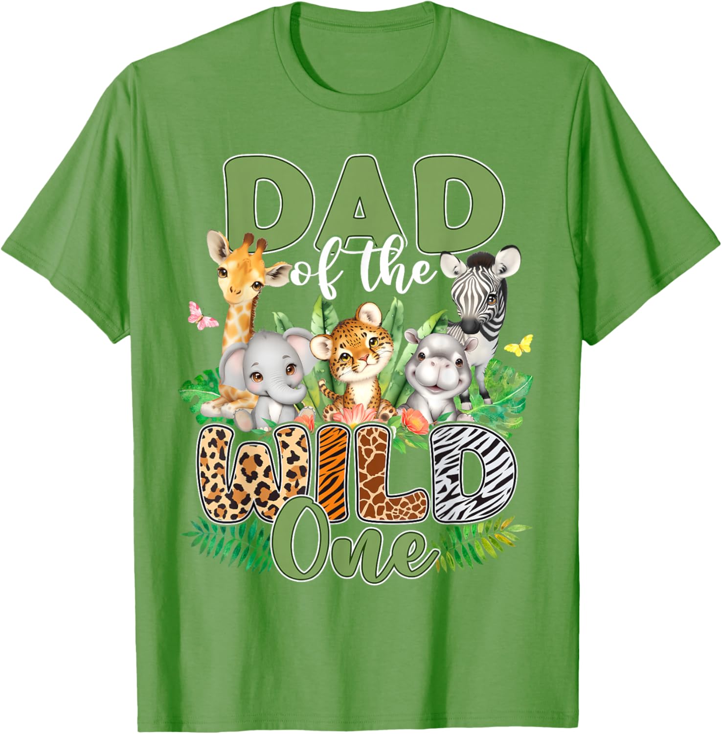 Dad Of The Wild One Safari Family Matching T-Shirt for 1st Birthday - 6