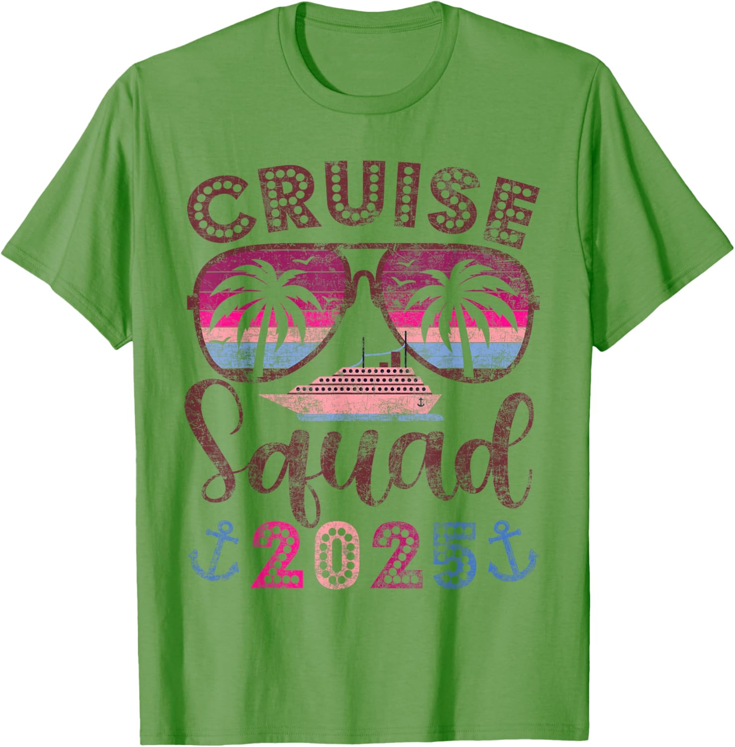 Cruise Squad 2025 Family Vacation Matching Group T-Shirt for Friends - 5