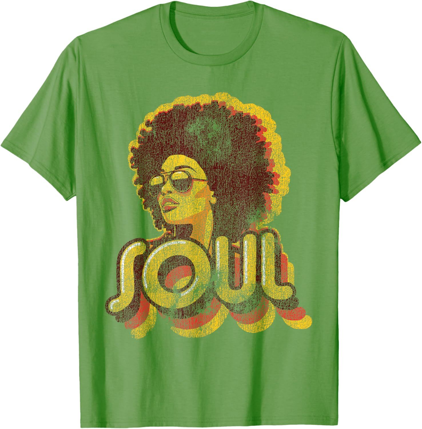Retro 70s Funk Afro Soul T-Shirt for Vintage Style Lovers - 27